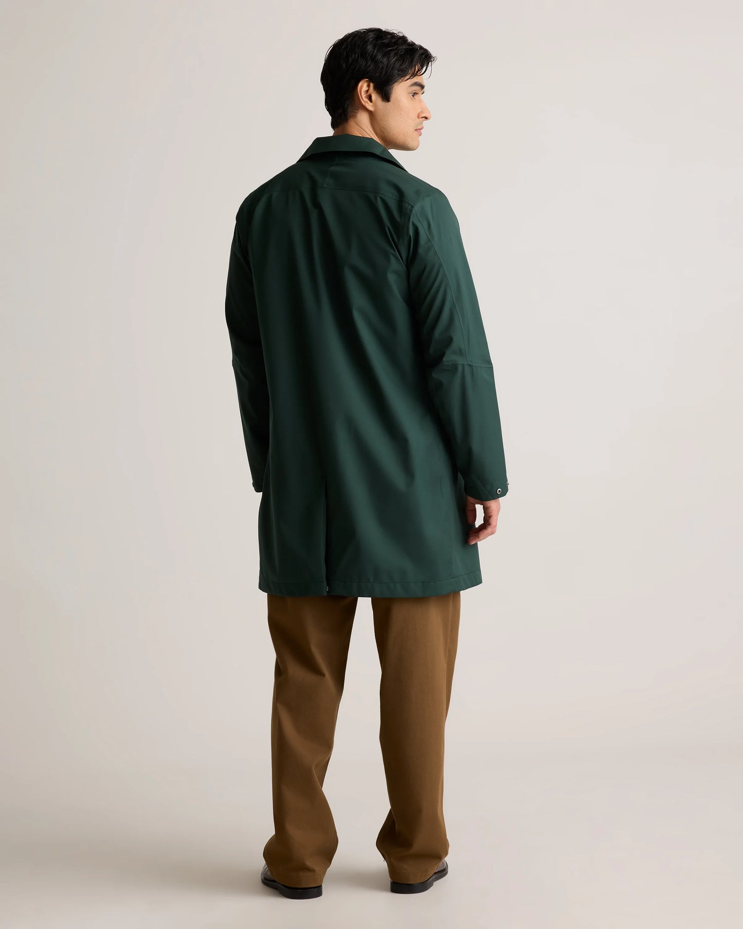Weather Proof Long Rain Jacket - S / Storm Blue