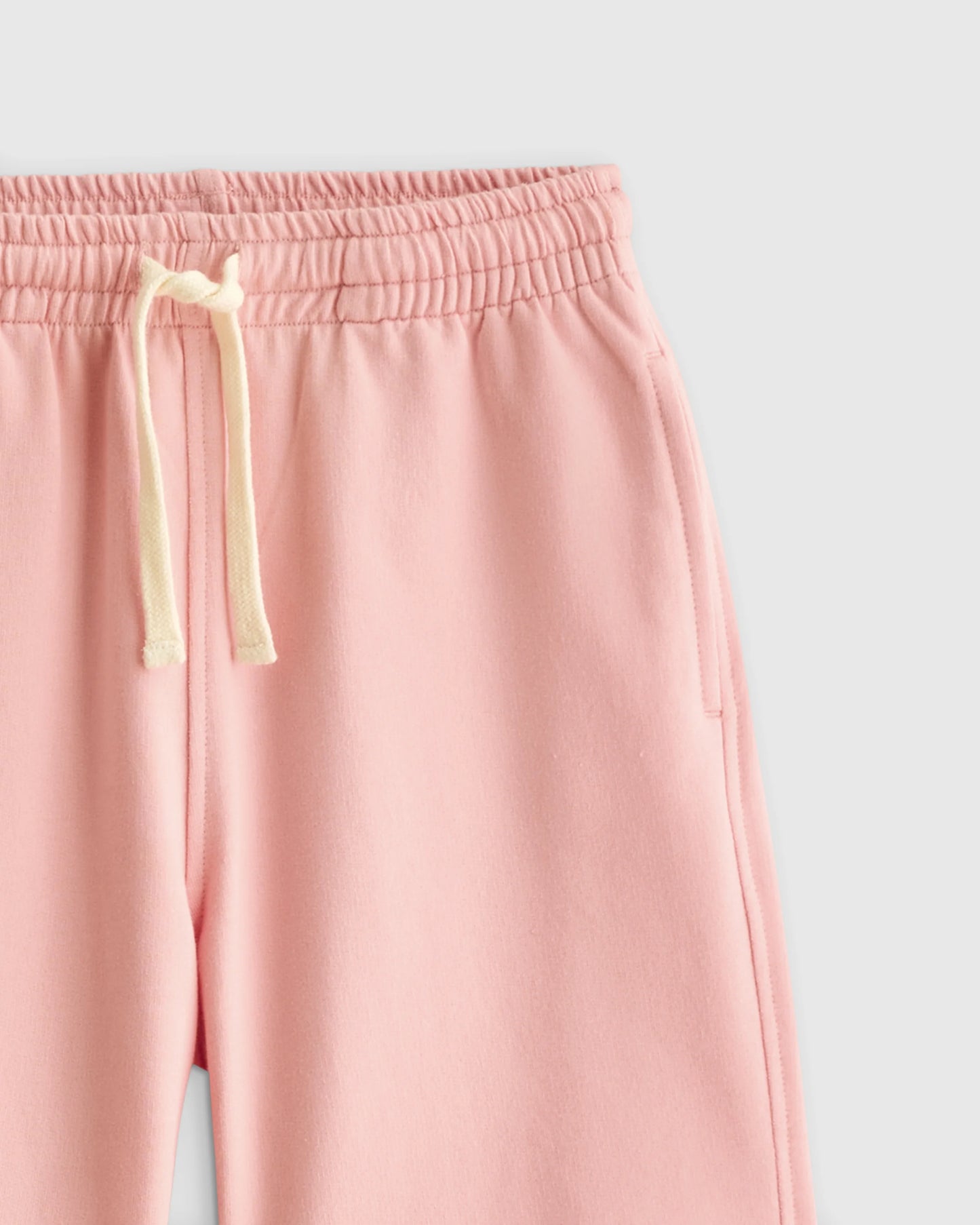 100% Organic Cotton French Terry Short - 6 / Coral Pink