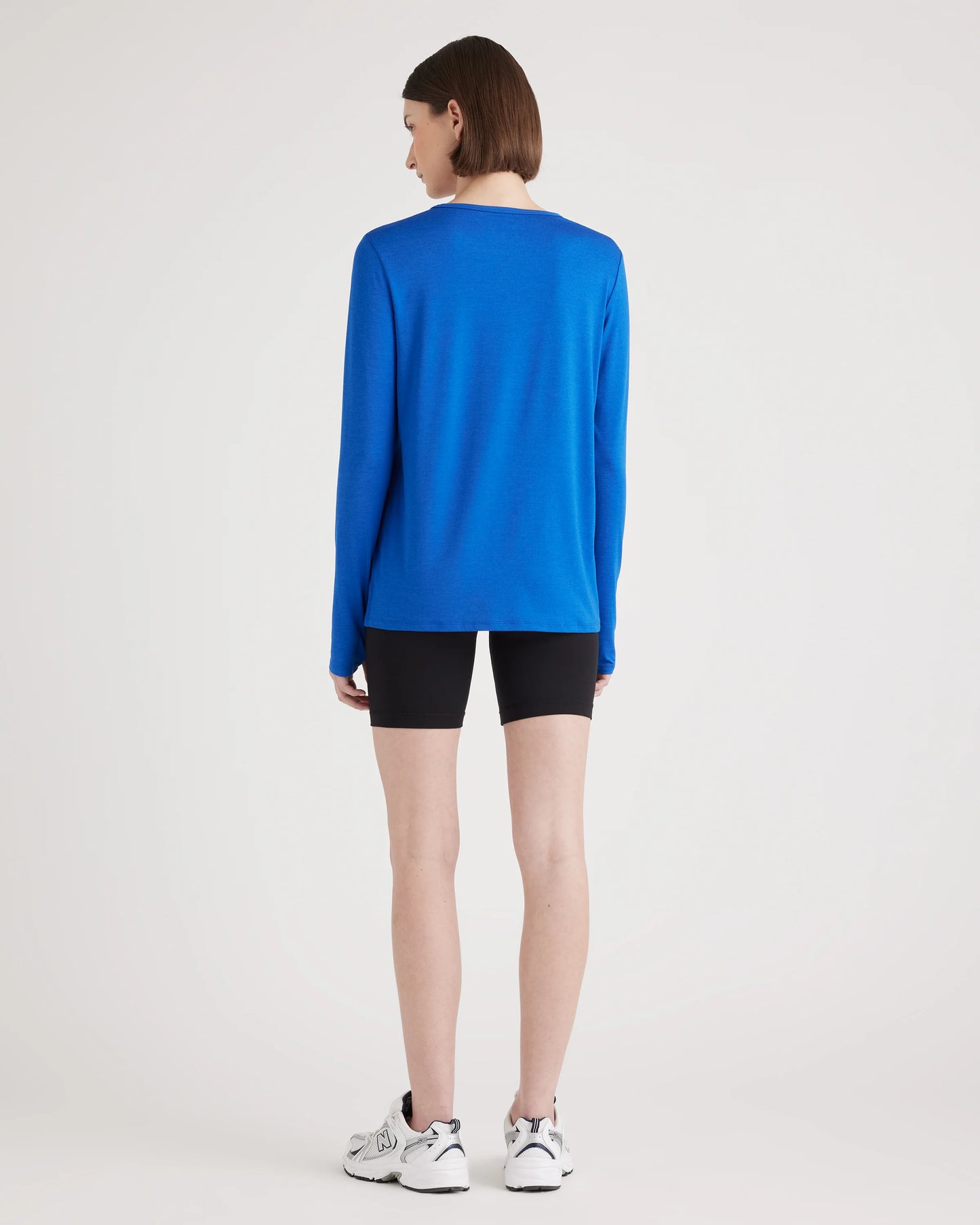 Flowknit Breeze Long Sleeve Top - XS / Heather Deep Navy