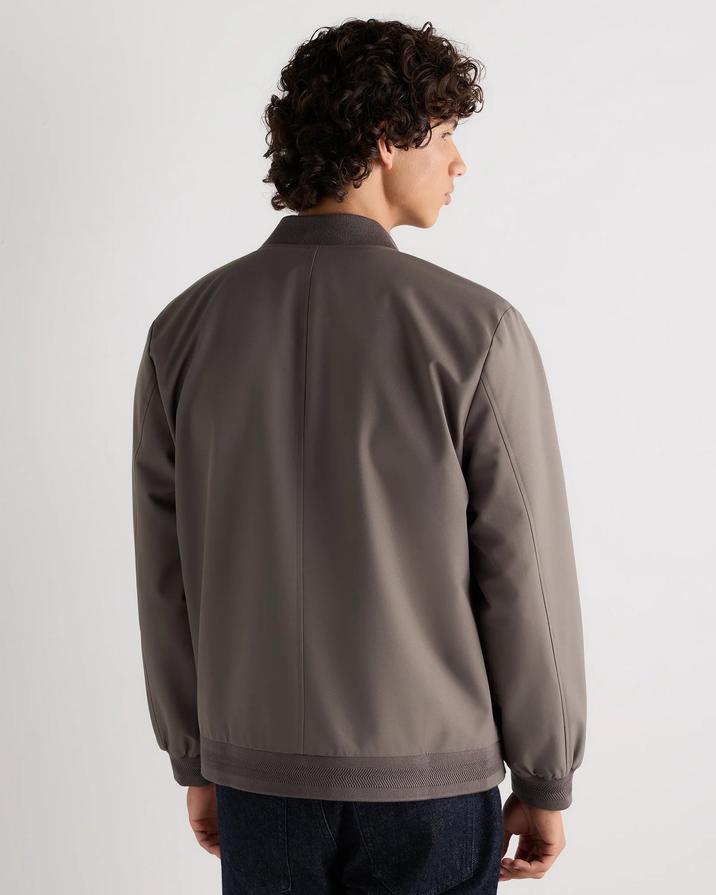 Water-Resistant Flex Bomber Jacket - S / Black