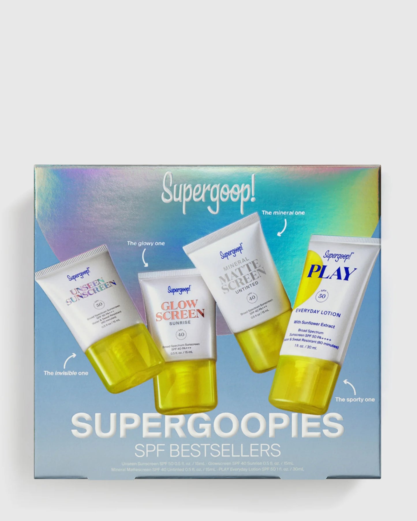 Supergoopies SPF Bestsellers Kit by Supergoop! - One Size / No Color