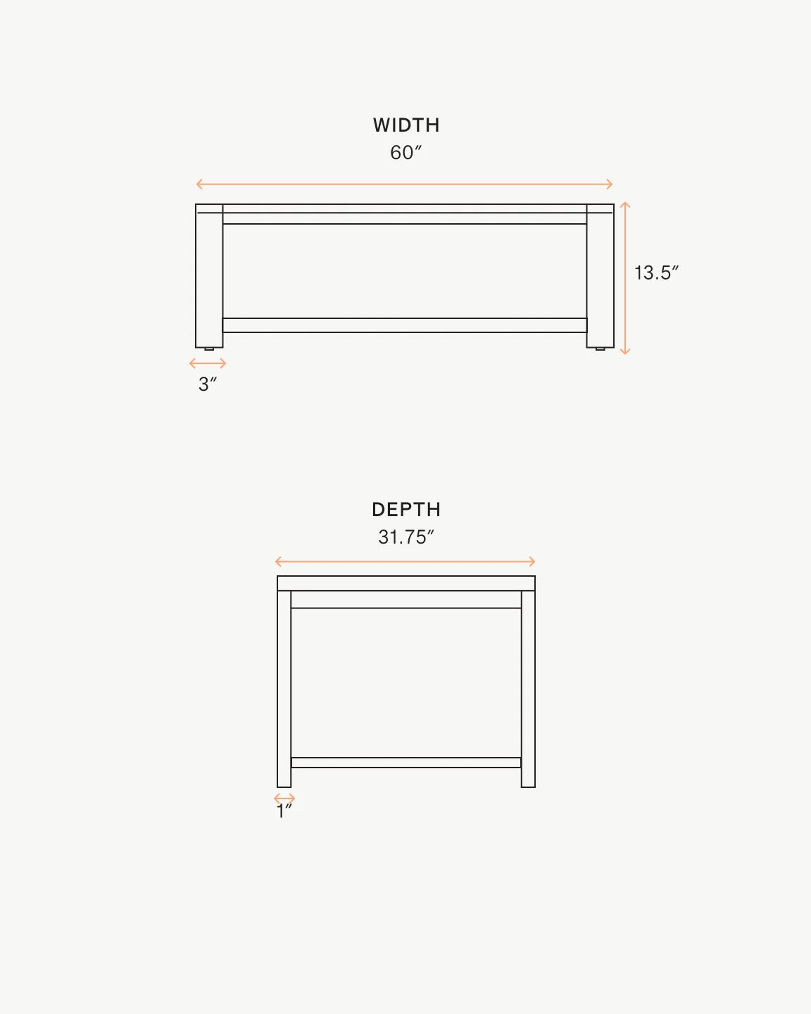 Linear Aluminum Outdoor Coffee Table - One Size / Dark Charcoal