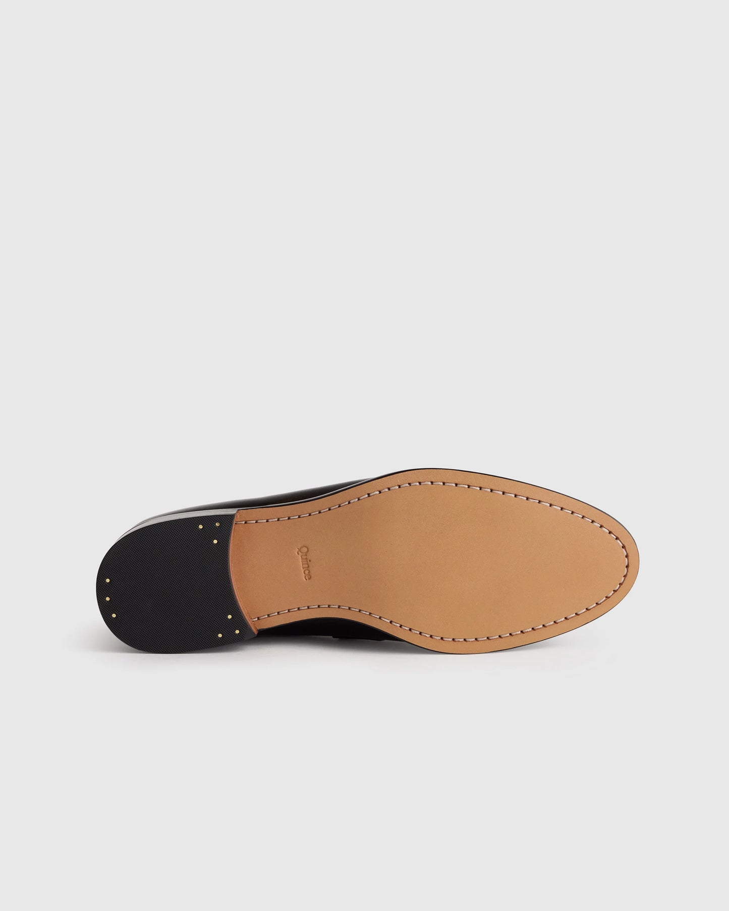 Calfskin Leather Penny Loafer - 7 / Brunette