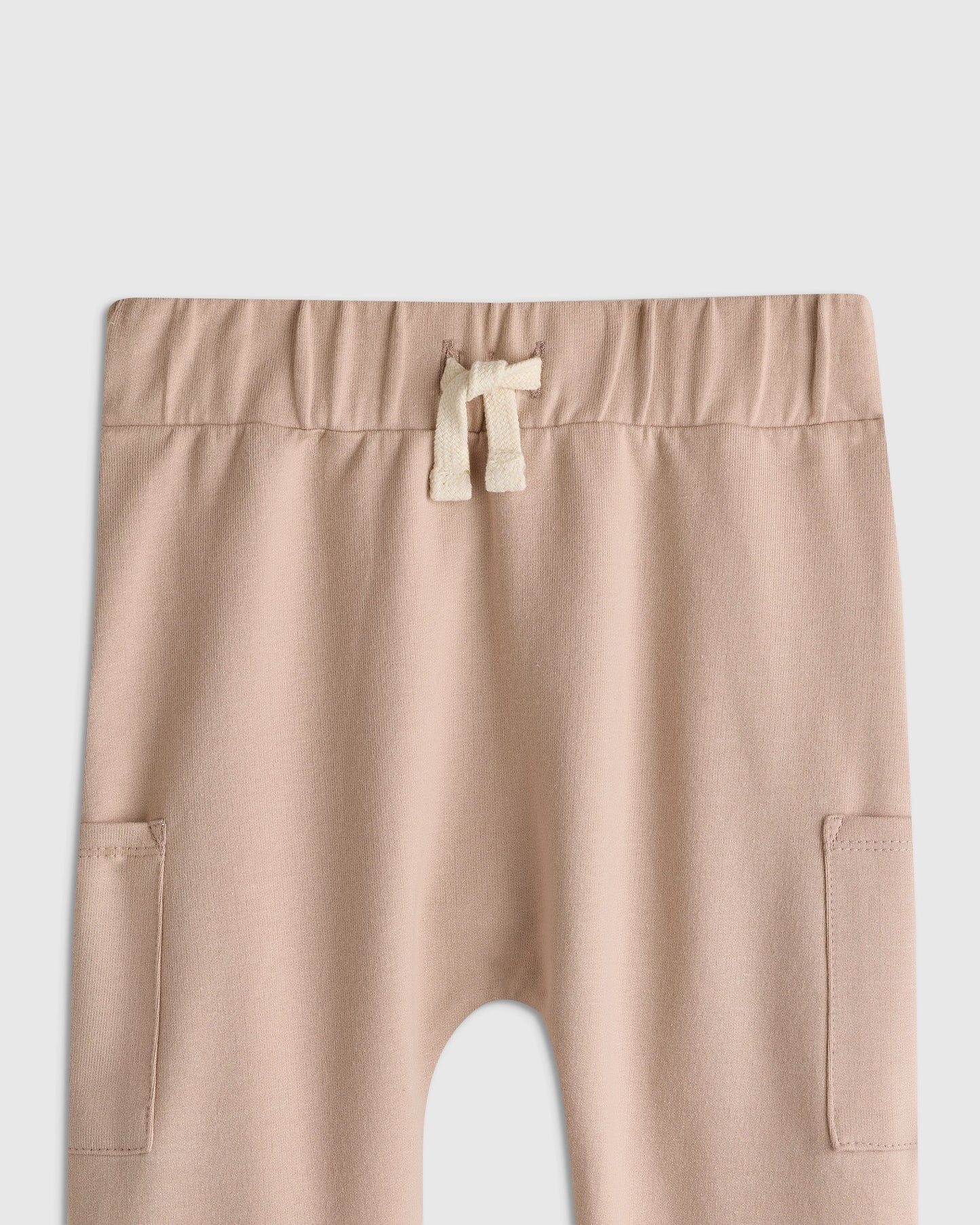 Organic Cotton French Terry Pocket Pants - 3-6M / Vintage Blue