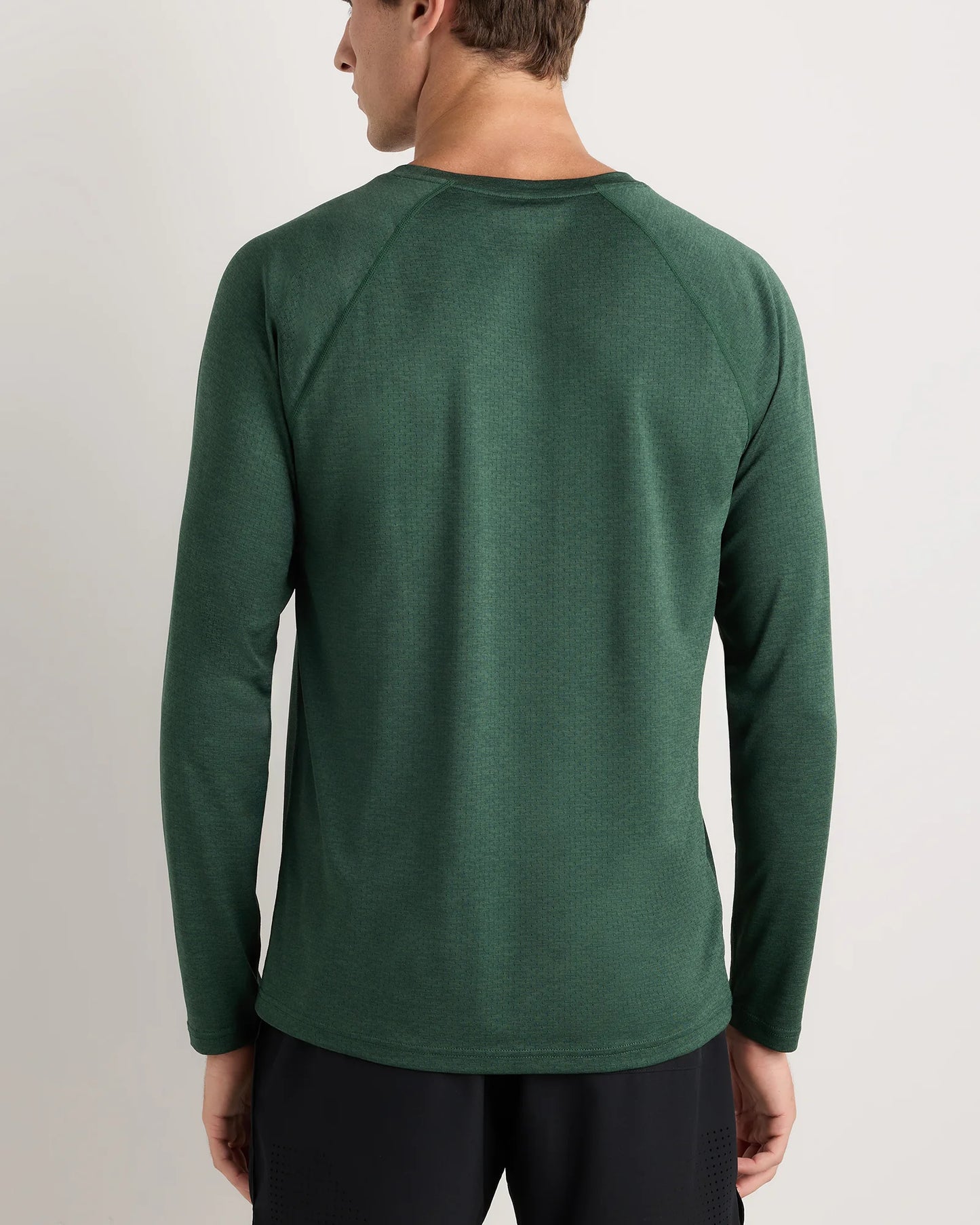 Mesh Performance Training Long Sleeve Tee - S / Heather Navy
