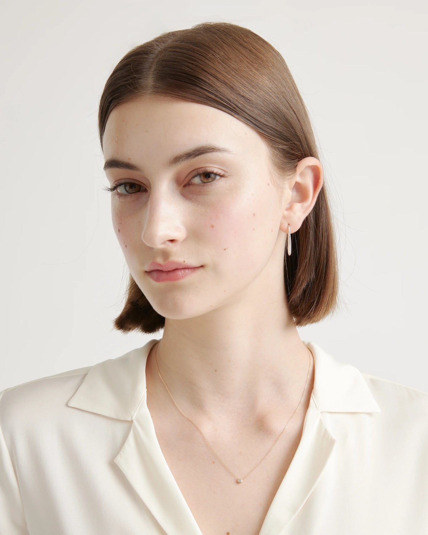 Threader Drop Earrings - One Size / Sterling Silver