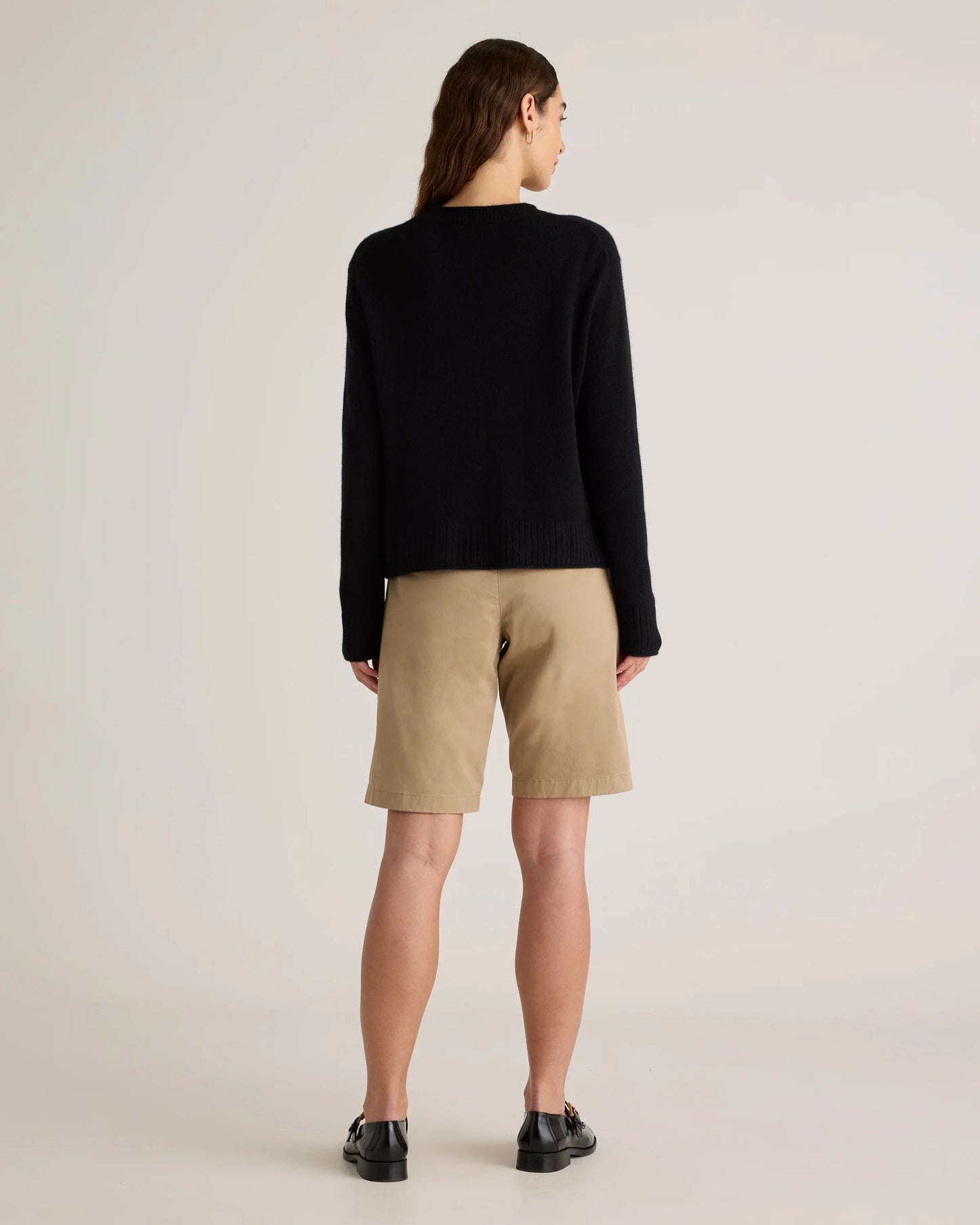Organic Stretch Cotton Chino Bermuda Shorts - 0 / Bayberry Olive
