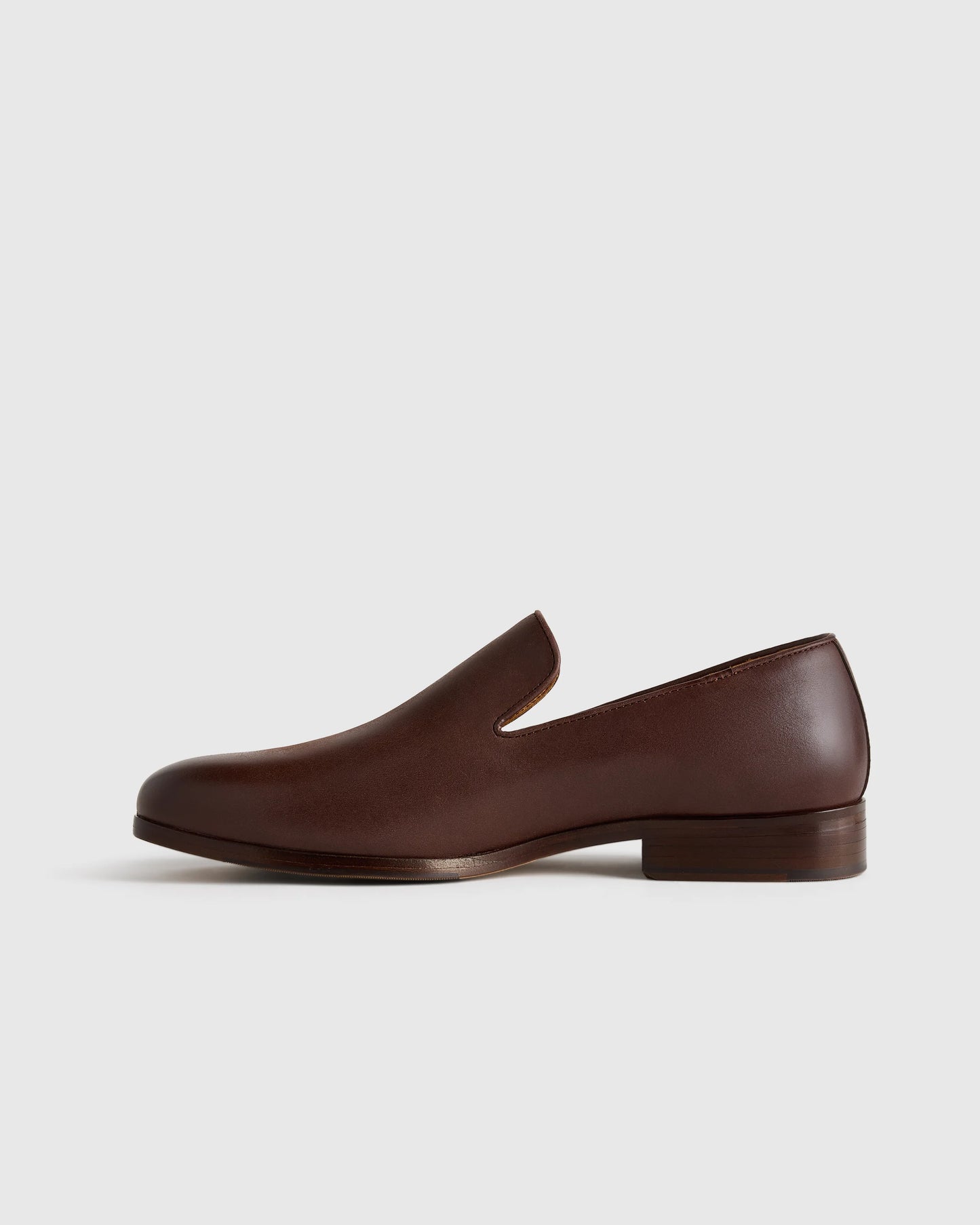 Crafted Leather Slip-On Loafer - 7 / Caramel
