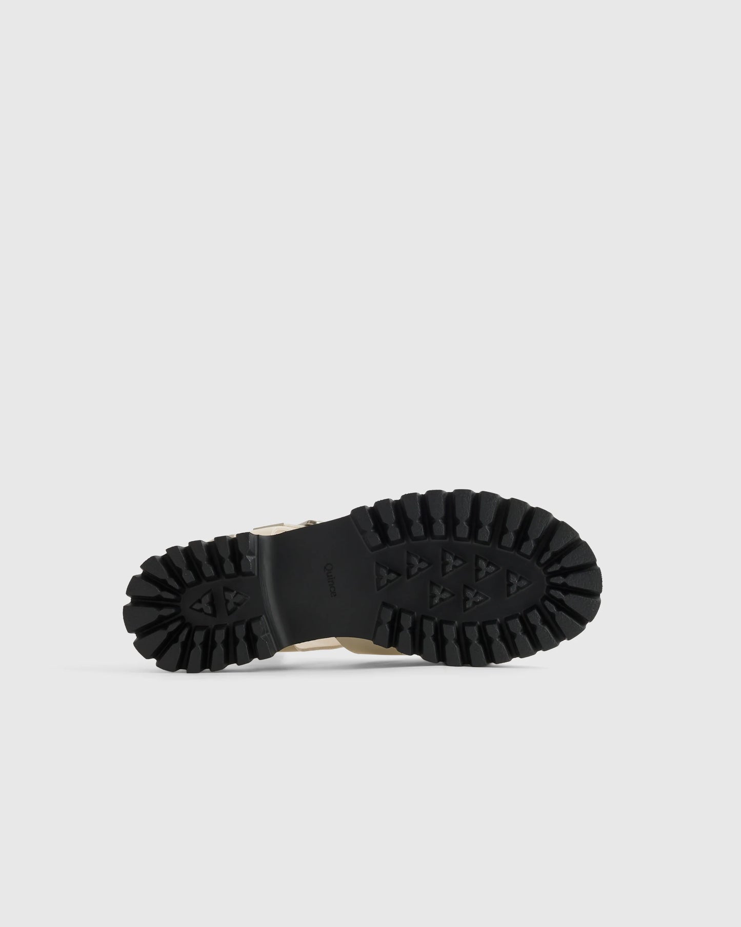 Italian Leather Lug Sole Fisherman Sandal - 5 / Cashew