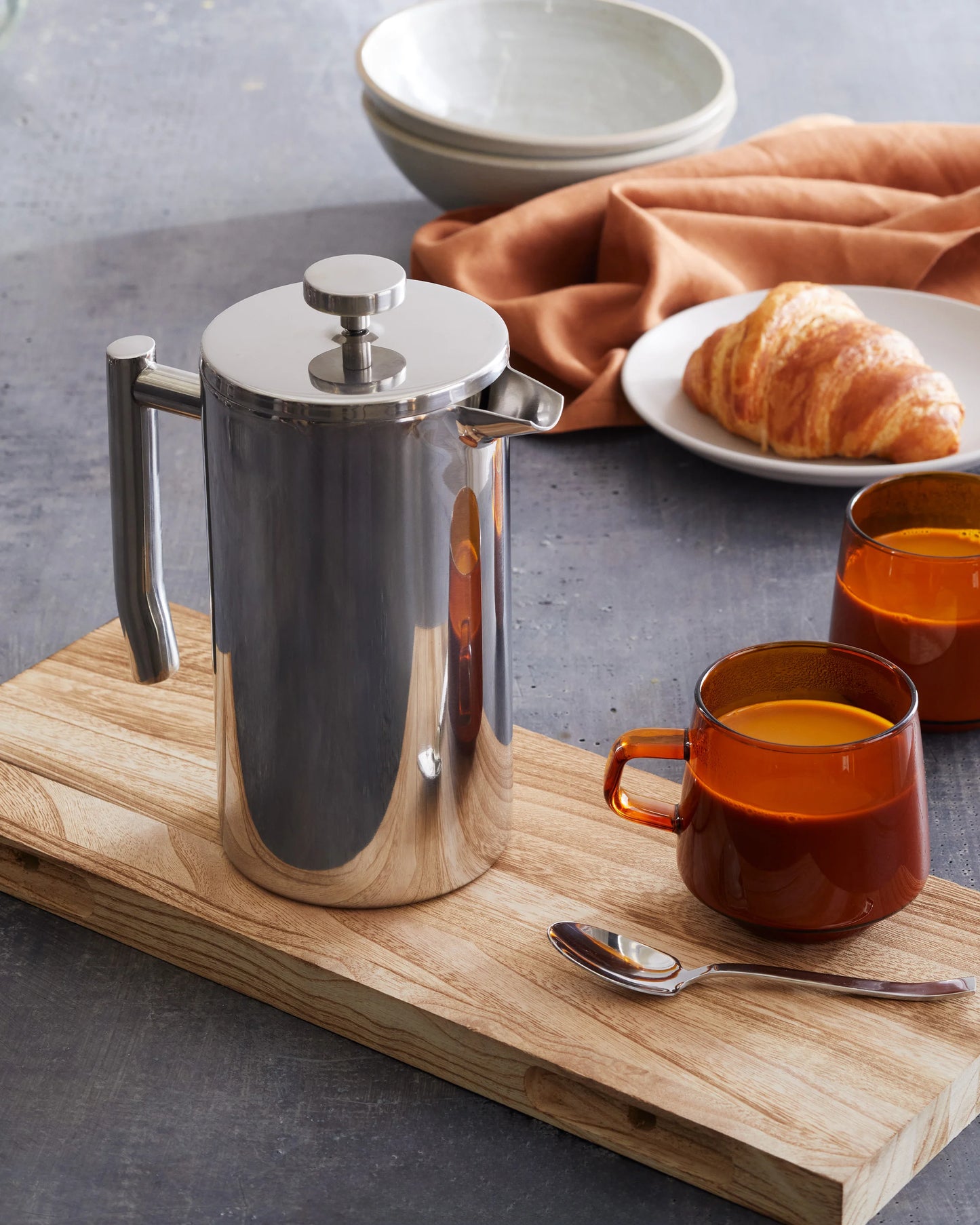 Stainless Steel French Press - One Size / Stainless Steel