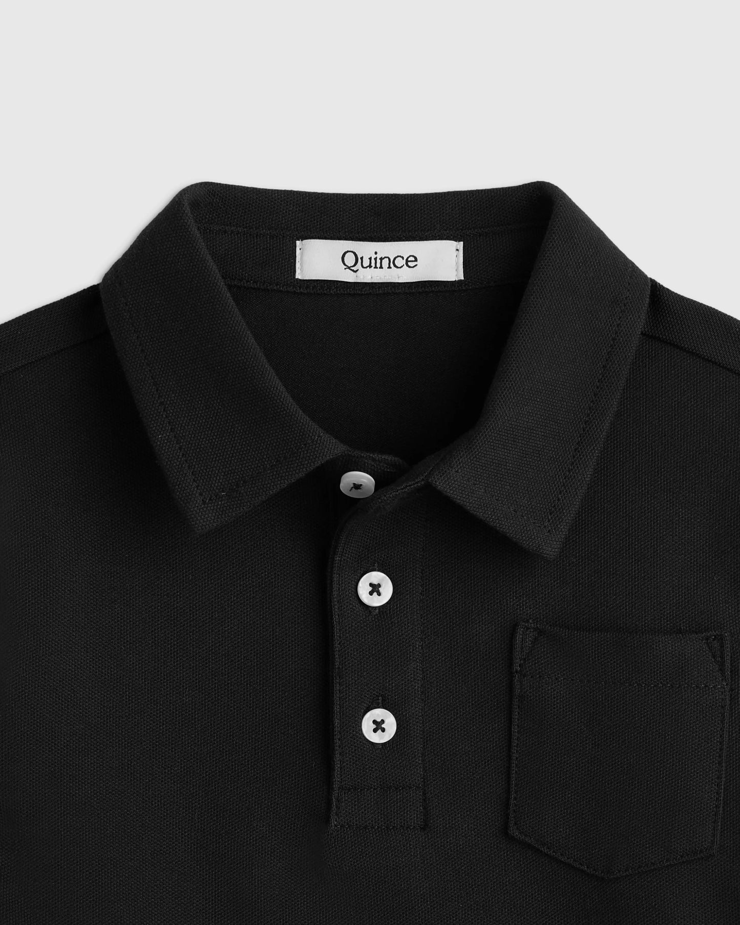 Organic Cotton Short Sleeve Pique Polo - 2T / White