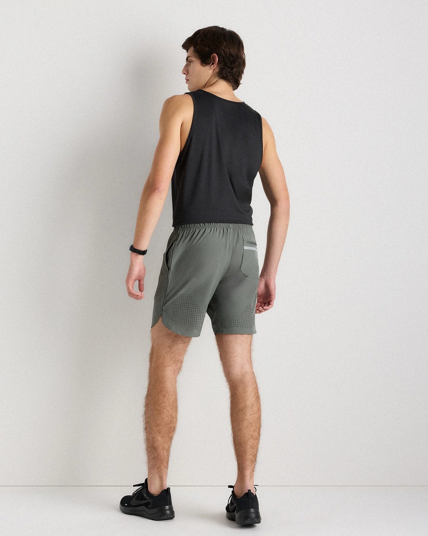 Sweat Tech Training Lined Shorts - 7" - S / Black