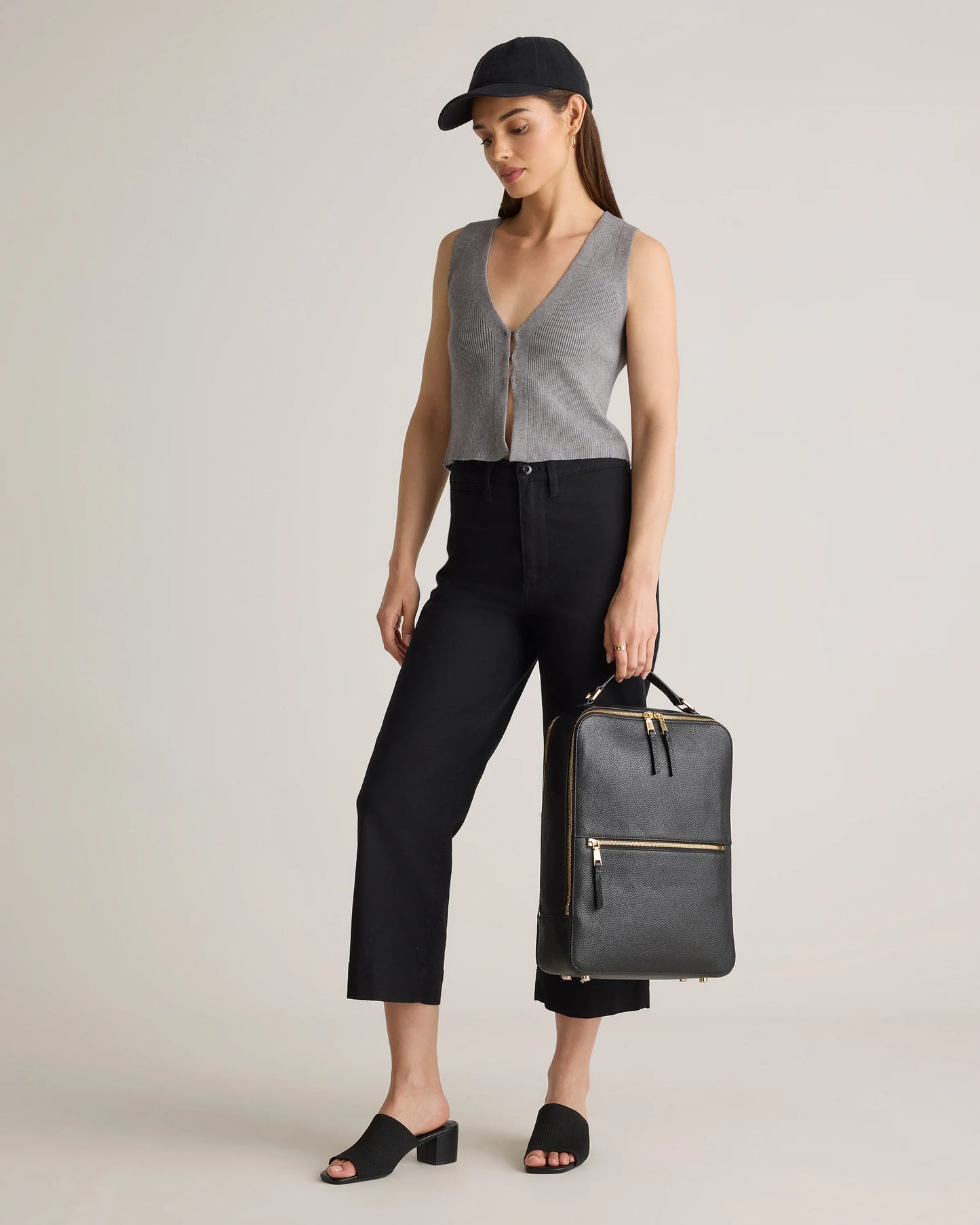 Marlow Laptop Backpack - One Size / Soft Ivory