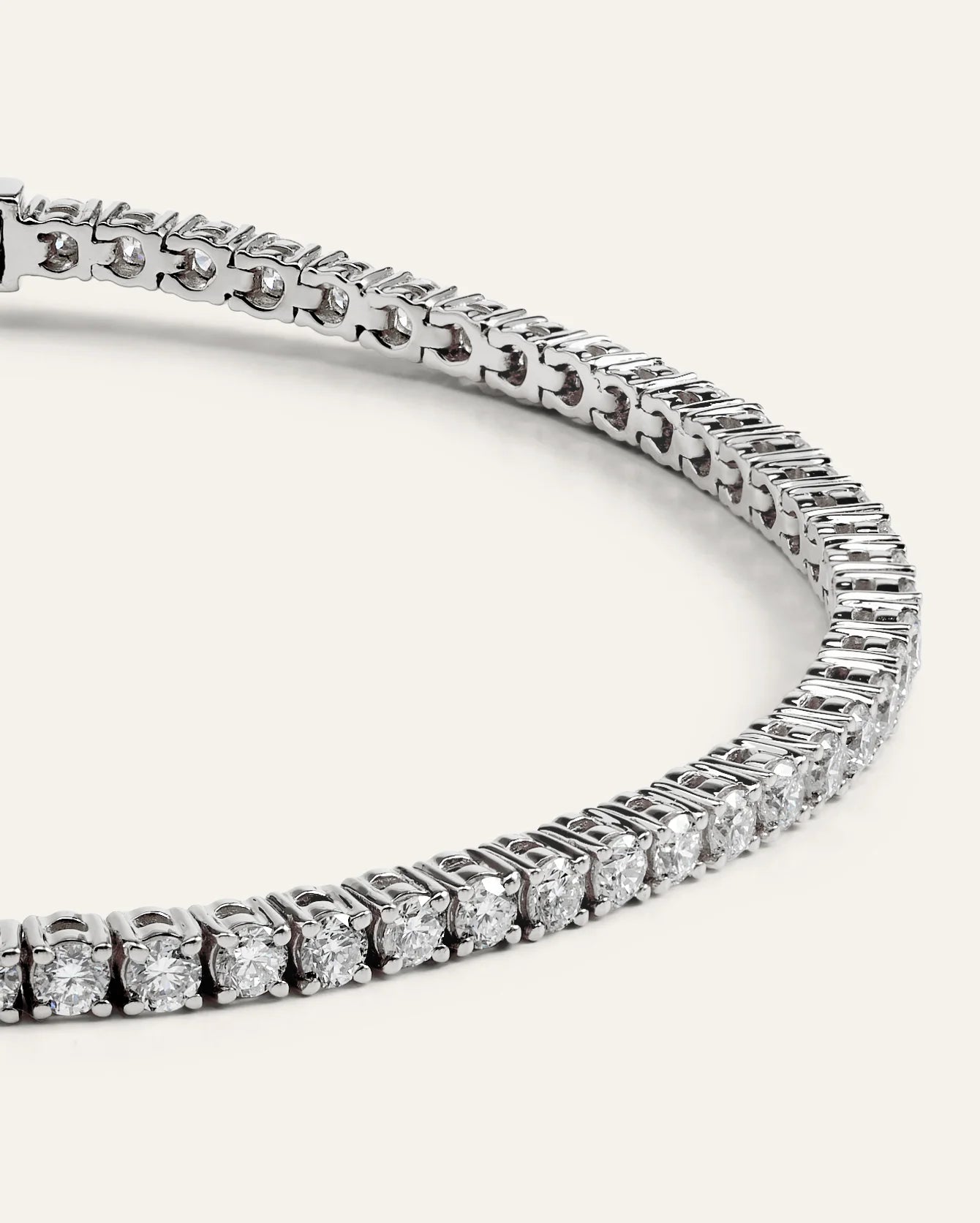 14K Gold Lab Grown Diamond Tennis Bracelet - 3ctw - 6.5" / Yellow Gold
