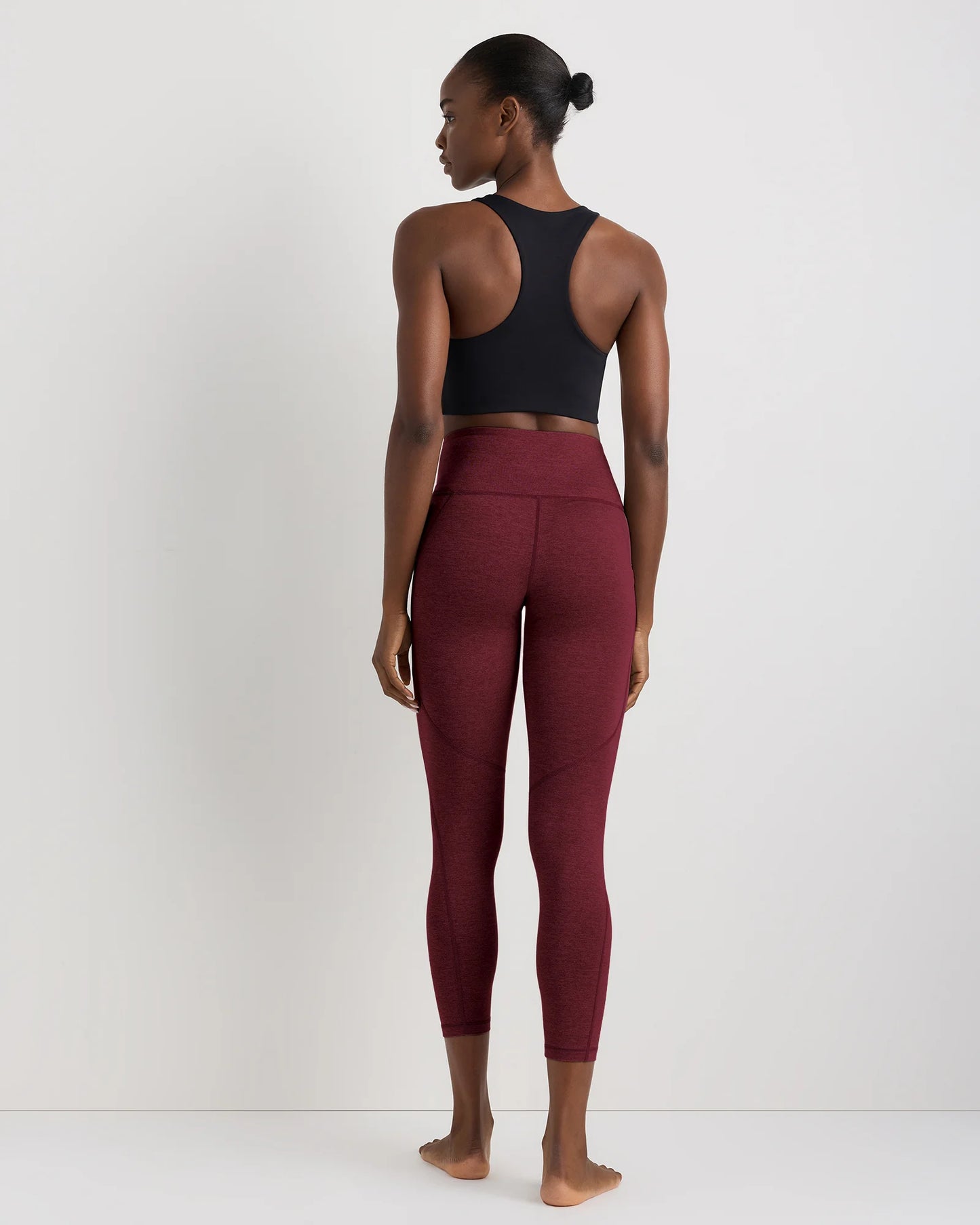Ultra-Soft High-Rise Pocket Legging - XS / Heather Espresso