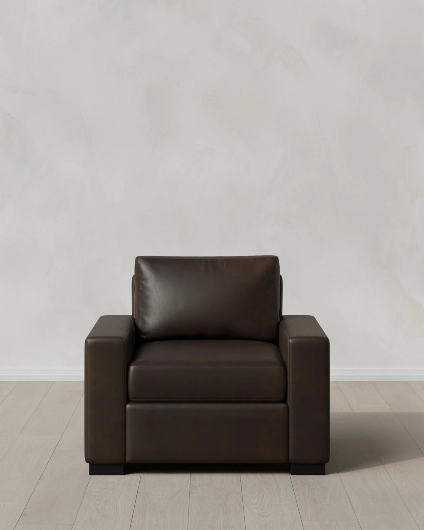 Stillman Accent Chair in Leather - One Size / Auburn
