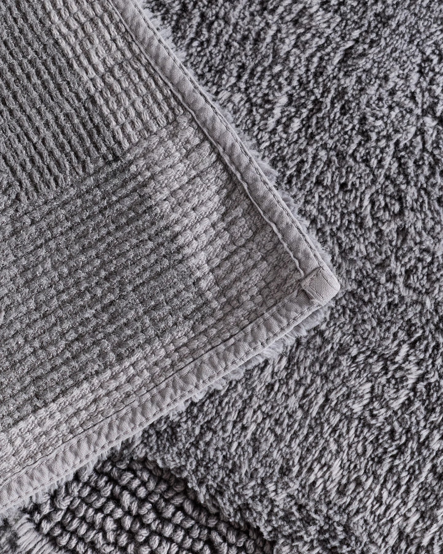 Turkish Cotton Non-Slip Bath Rug - 21"x34" / White
