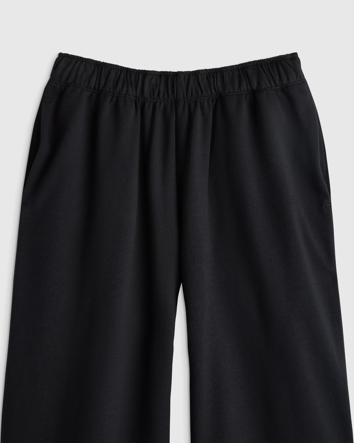 Girls Organic Cotton French Terry Wide Leg Pant - 6 / Pink Rose