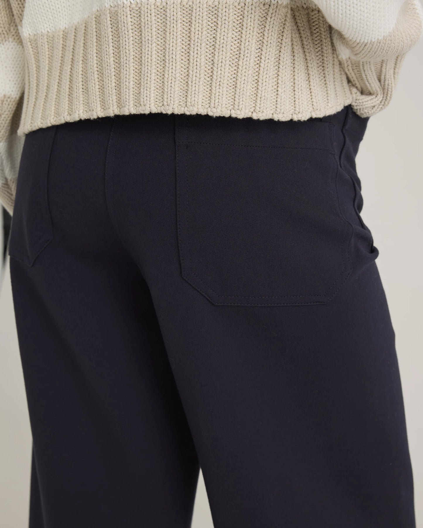 Ultra-Stretch Ponte Cropped Wide Leg Pants - 0 / Espresso