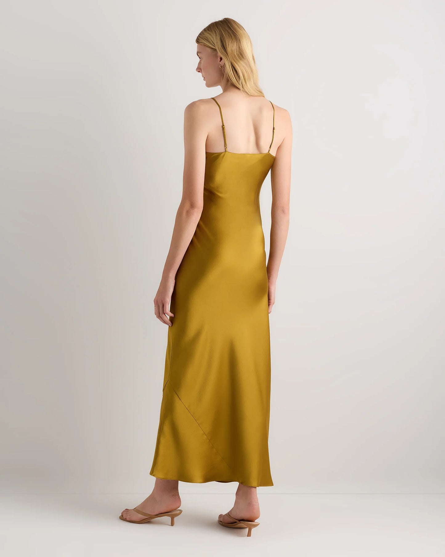 100% Washable Silk Maxi Slip Dress - XS / Cordovan Red Hibiscus