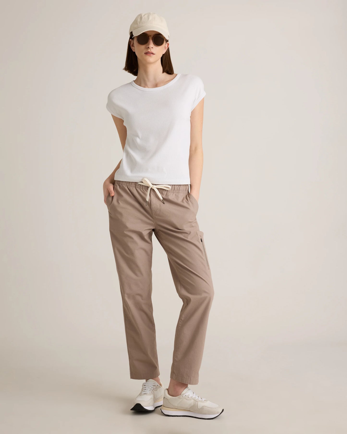 Organic Stretch Ripstop Straight Pants - XS / Steel