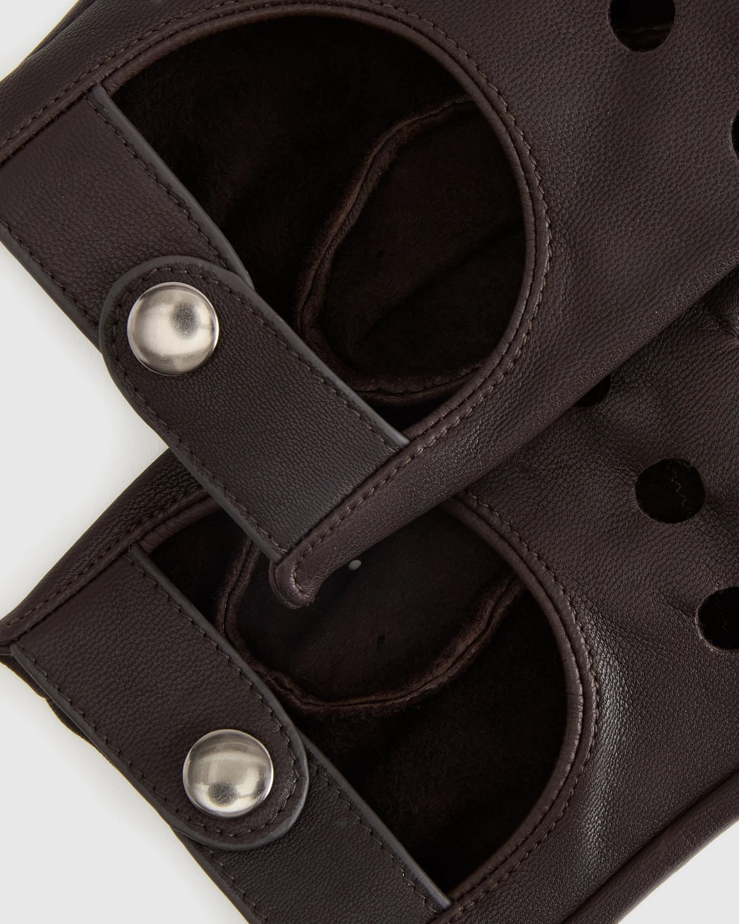 Italian Leather Driving Gloves - XS / Black
