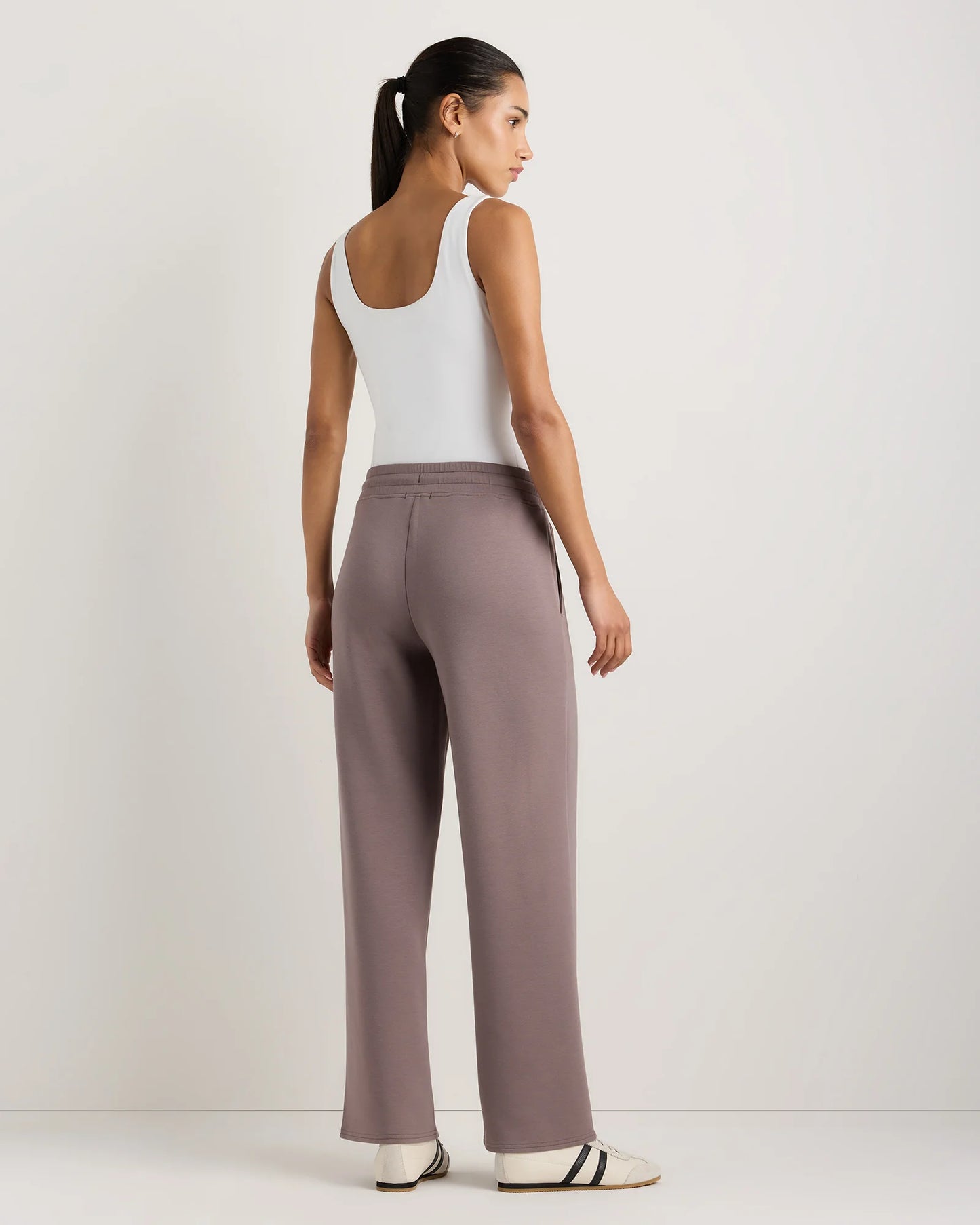 CloudComfort Wide Leg Pants - XS / Pebble Beige