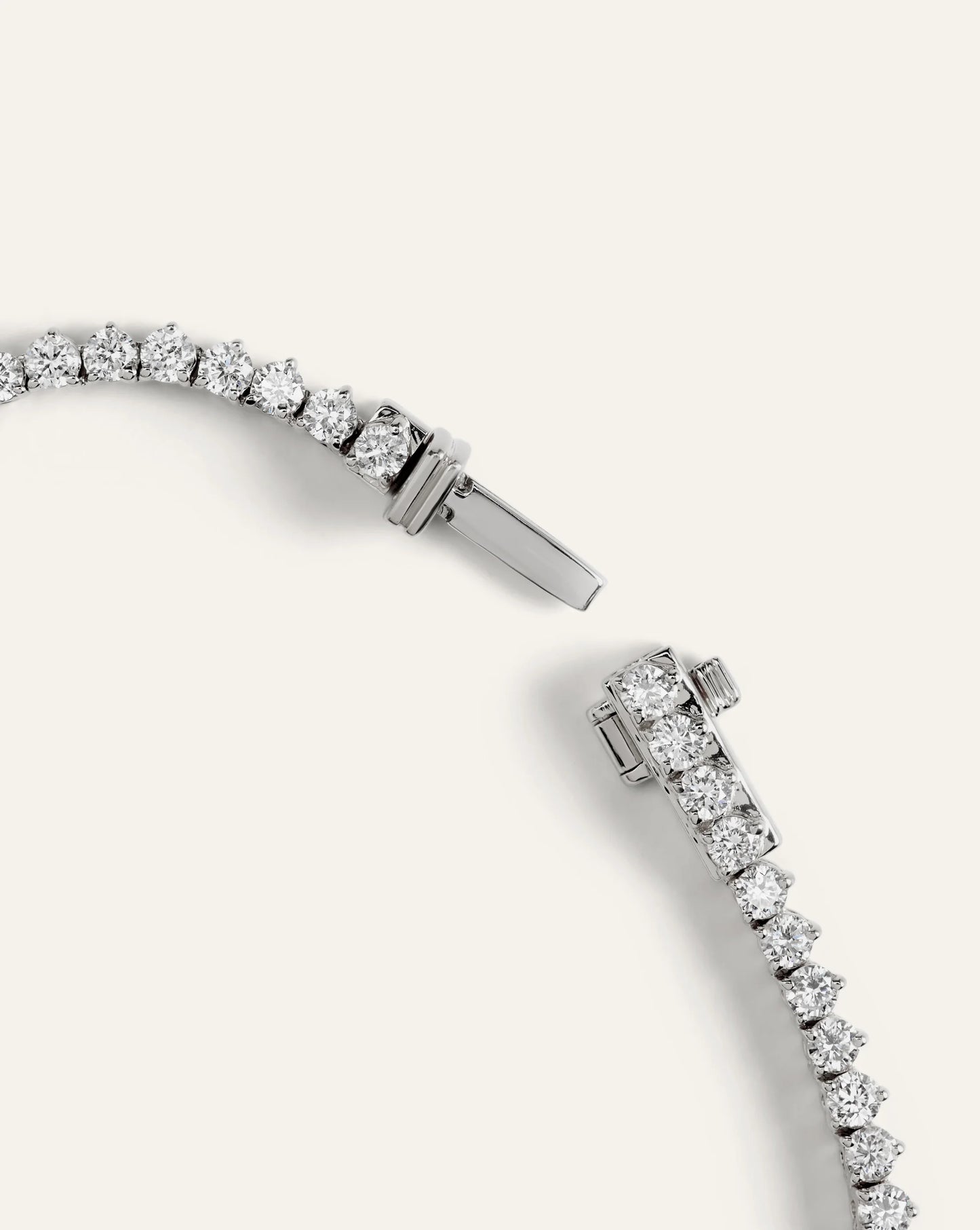14K Gold Lab Grown Diamond Graduated Tennis Necklace - 10ctw - One Size / Yellow Gold