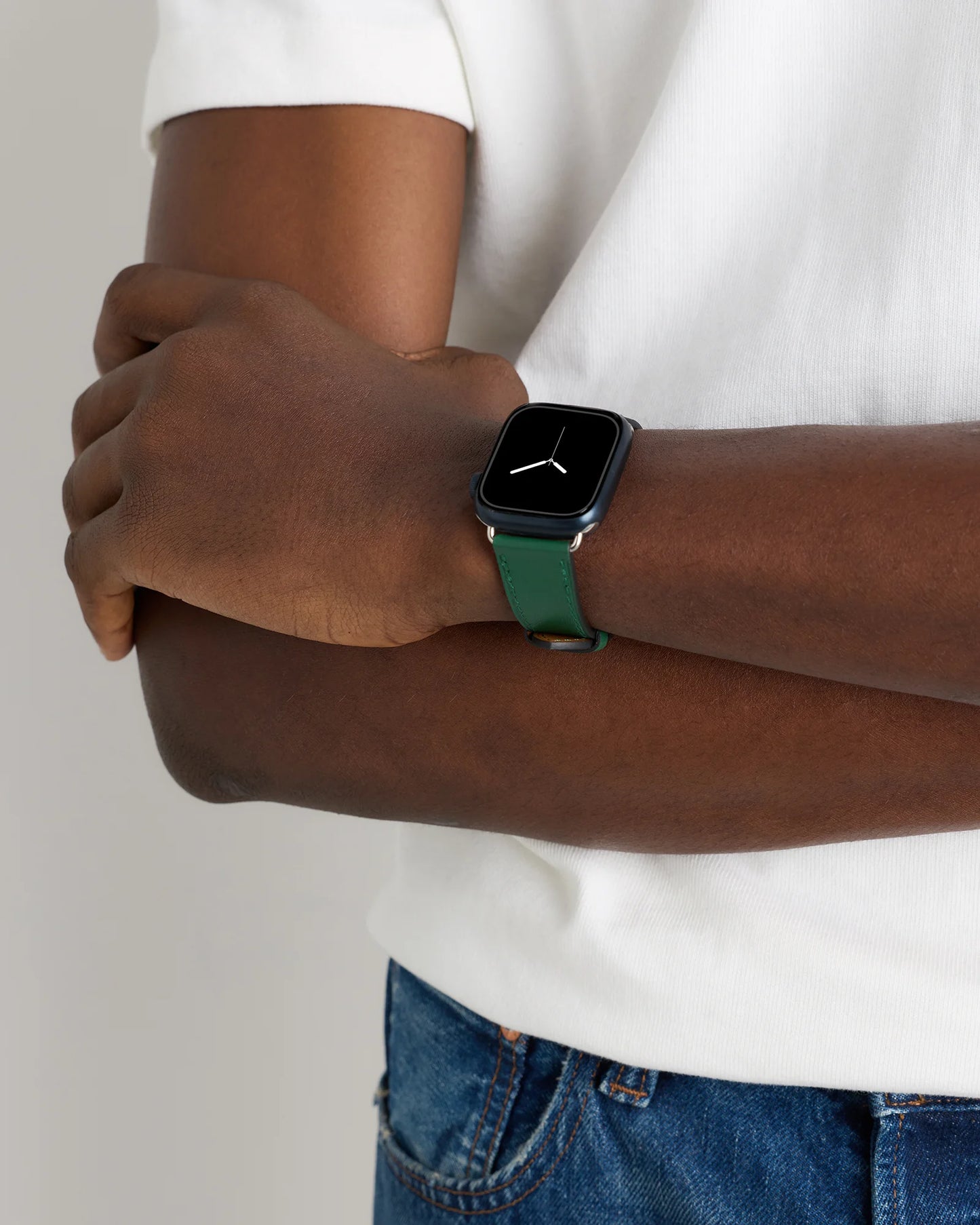 Leather Smartwatch Band - 38mm - 42mm / Cognac