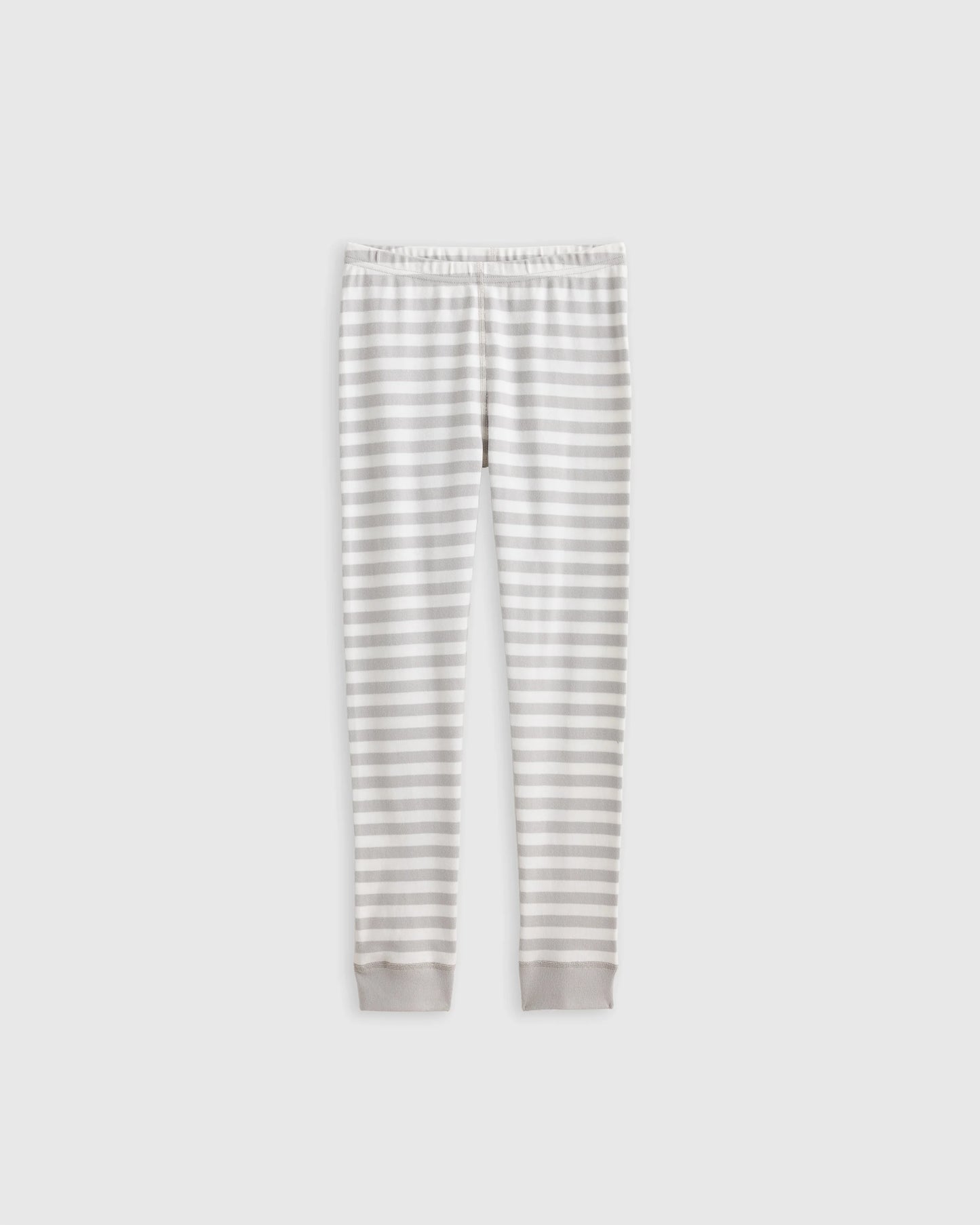 100% Organic Cotton Long Sleeve and Pant Pajama Set - 2T / Navy Stripe