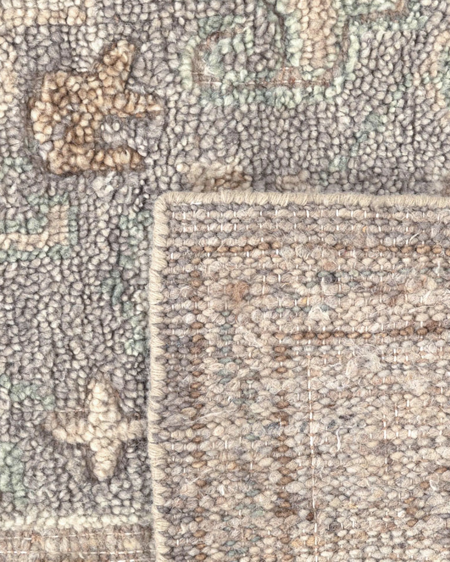 Callahan Hand-Knotted Wool Rug - 5' x 8' / Natural
