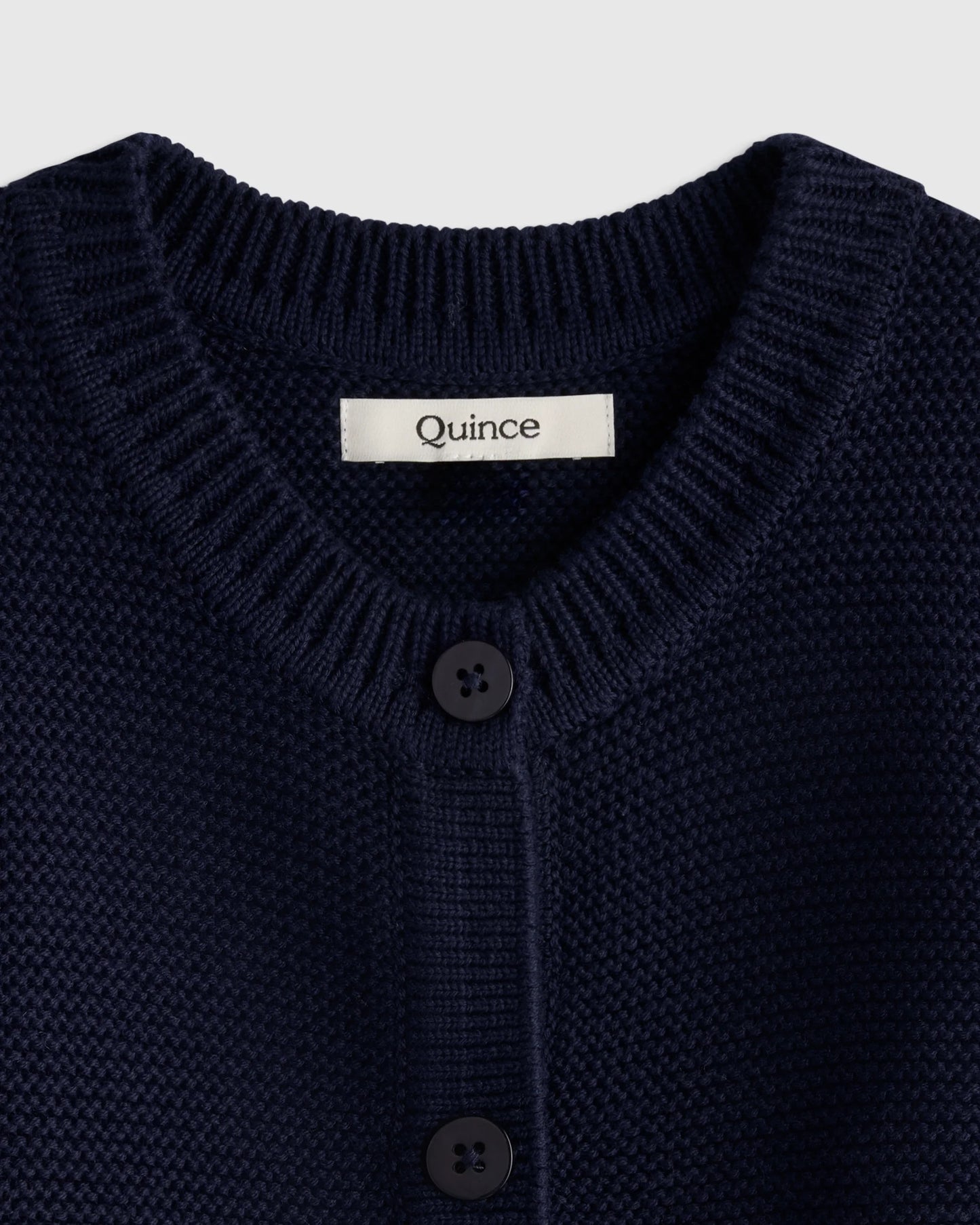 100% Organic Cotton Sweater Cardigan - 0-3M / Ivory
