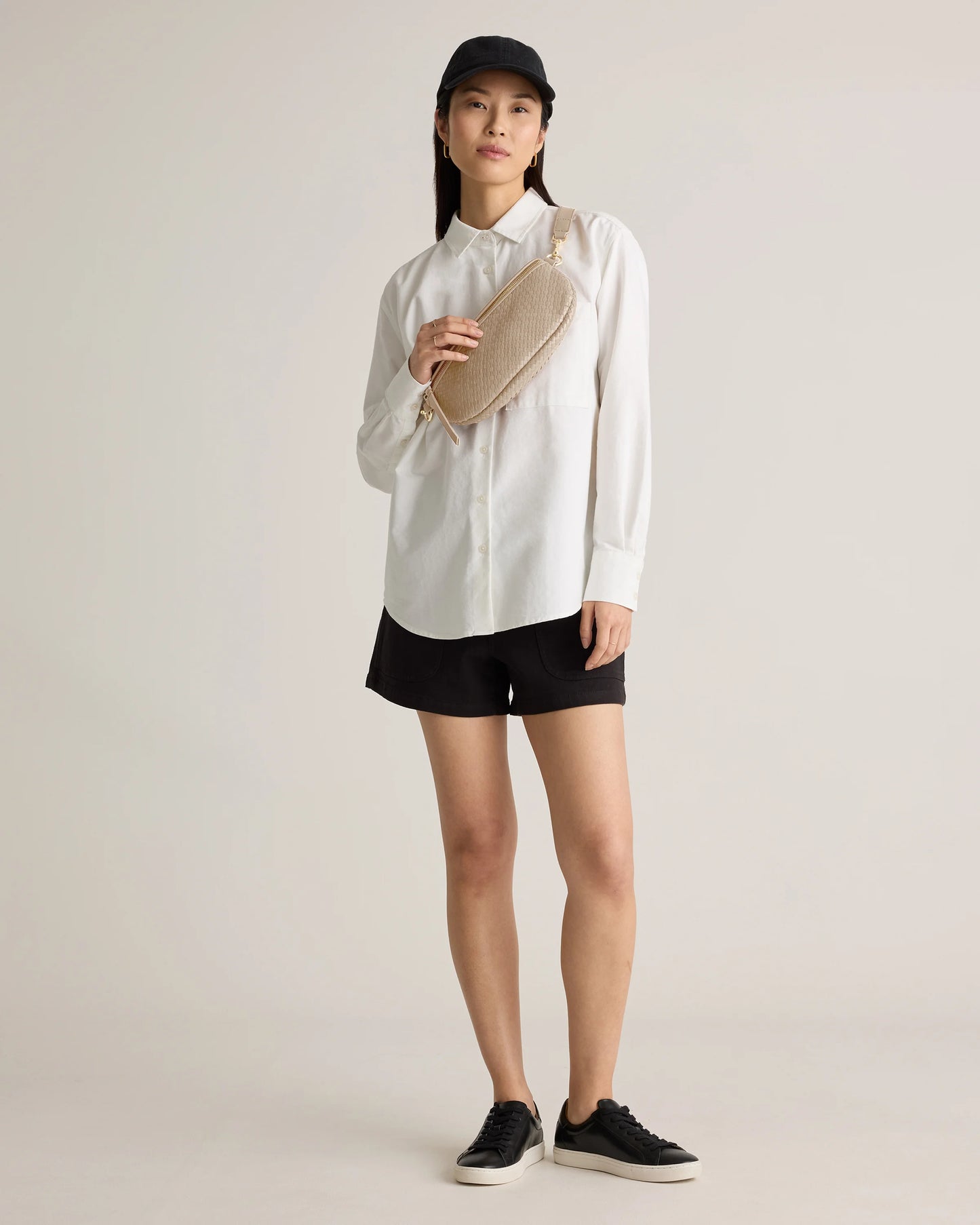 Organic Cotton Relaxed Oxford Shirt - XS / Opal Pink