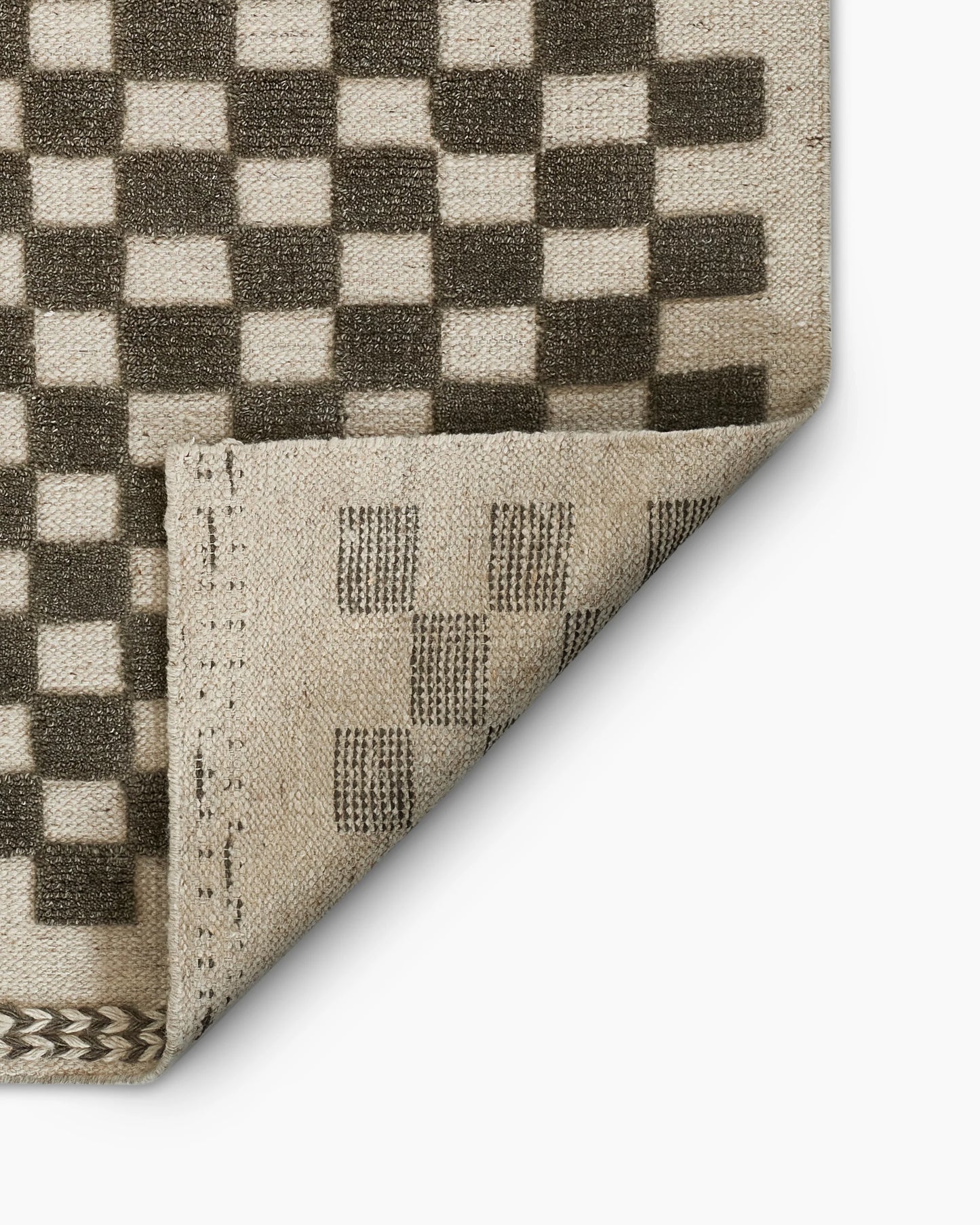 Romy Handwoven Wool Rug - 5' x 8' / Beige