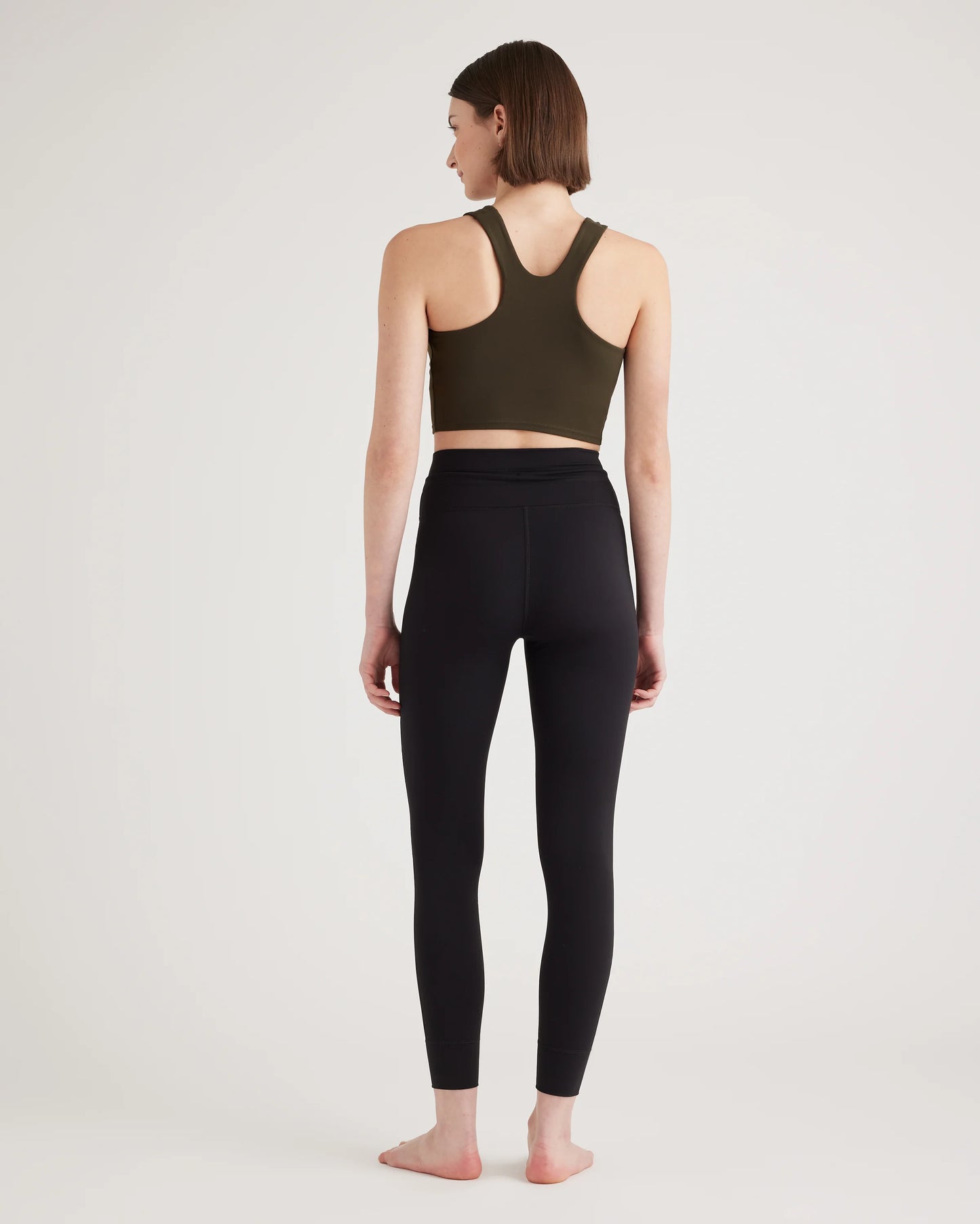 Ultra-Form High-Neck Cropped Tank - XS / Black Camo