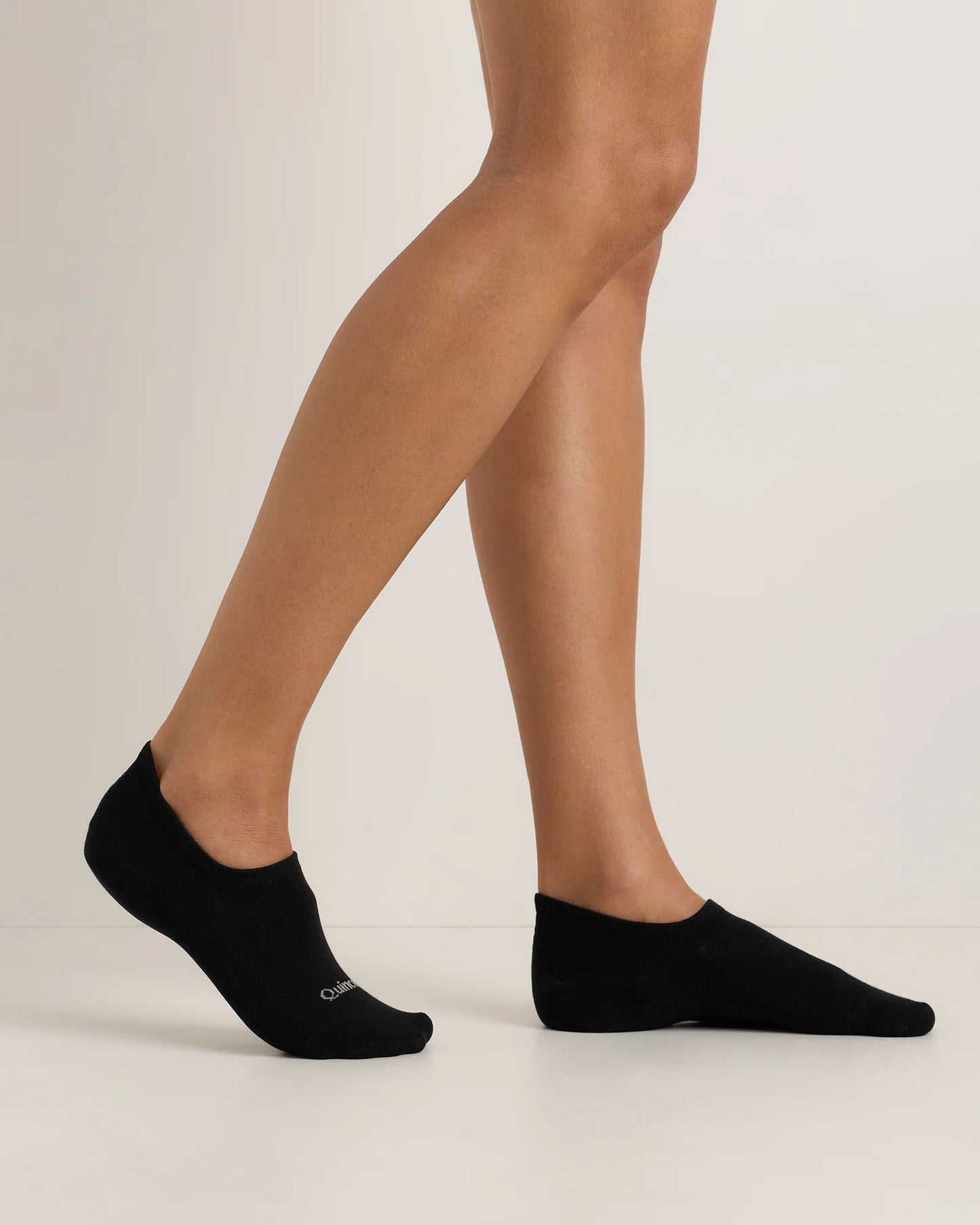 Everyday Lightweight Cotton No-Show Socks (4-pack) - S / White