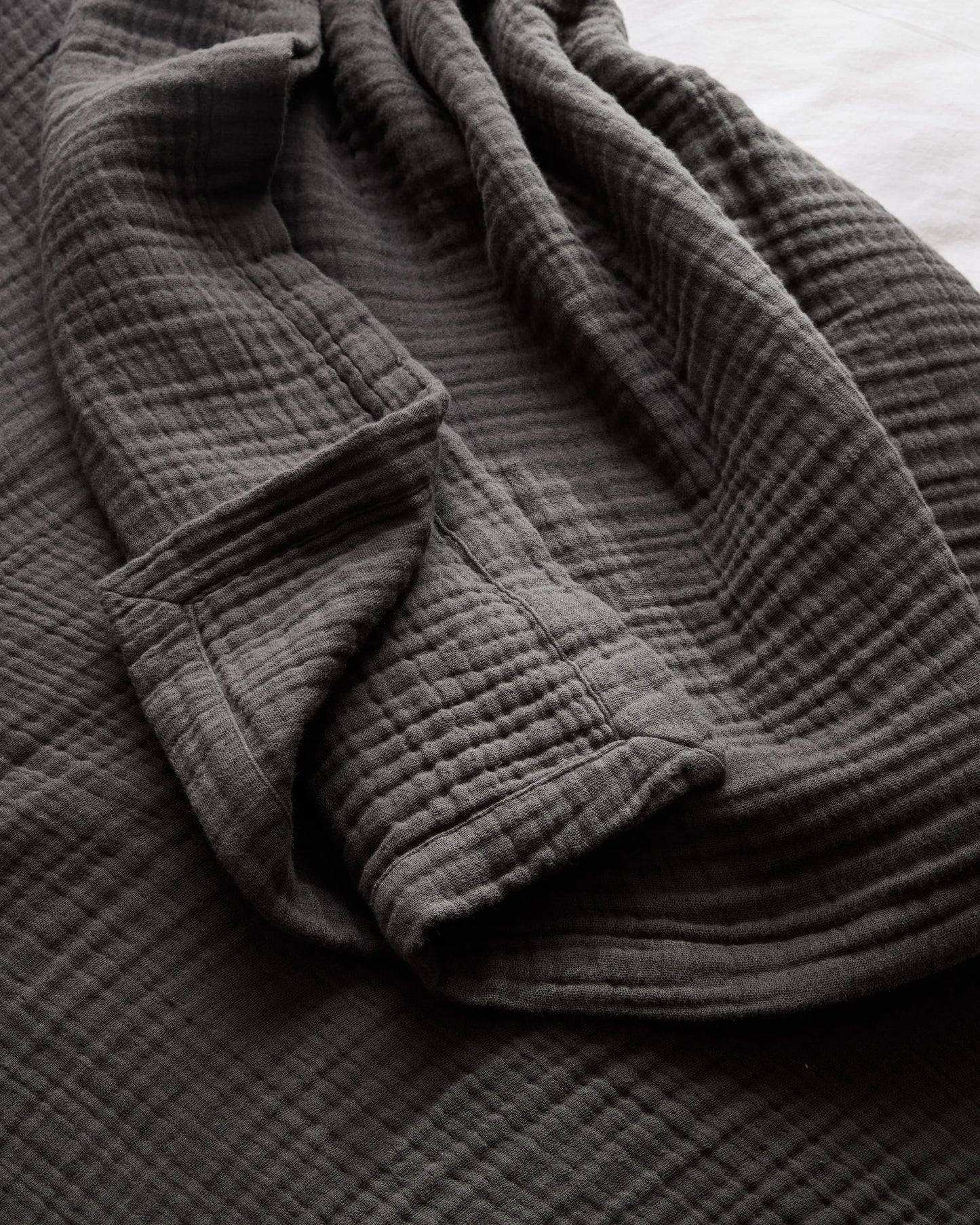 Organic Cotton Gauze Blanket - Full/Queen / Dried Sage