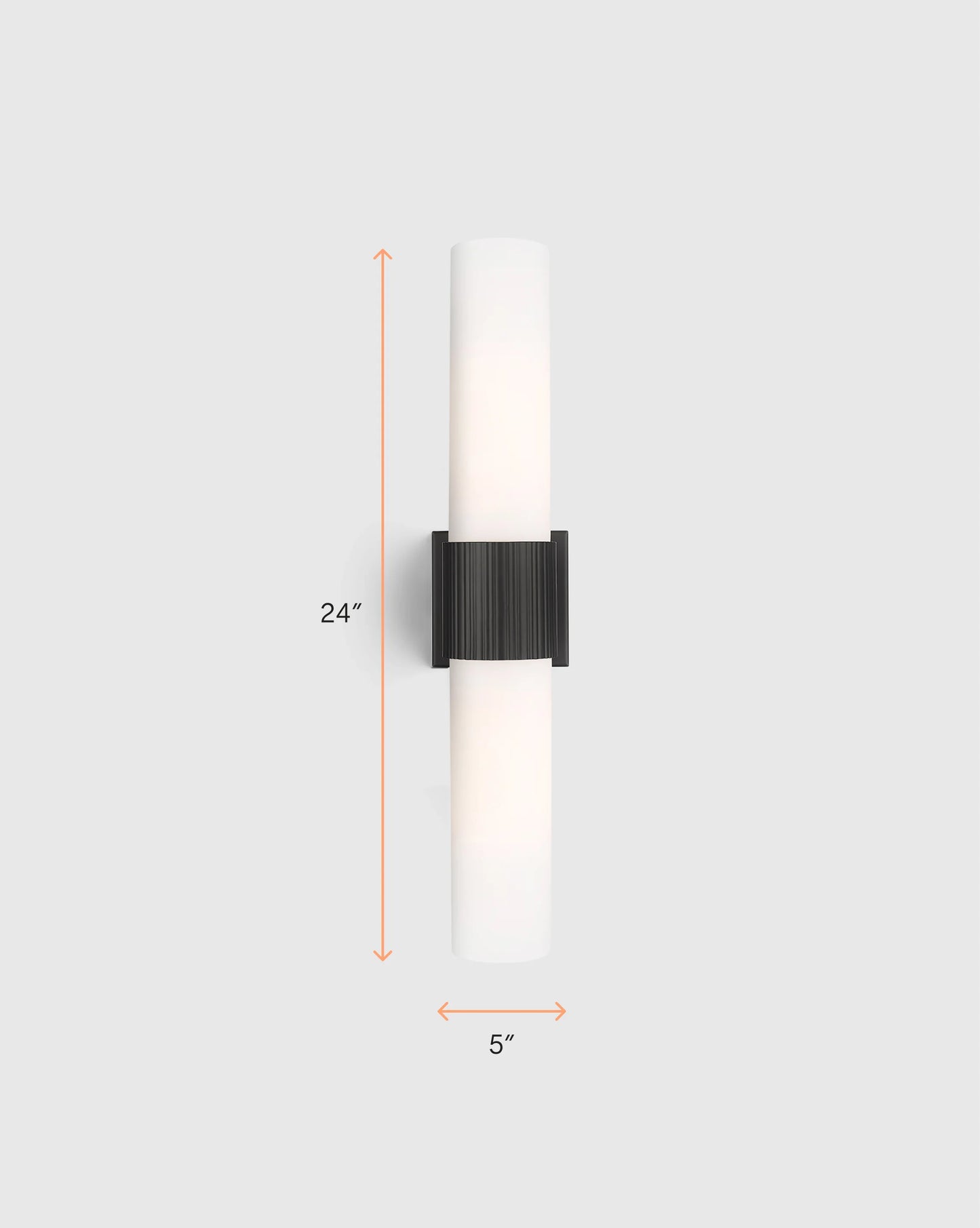 Classic Glass Vanity Sconce - One Size / Brass