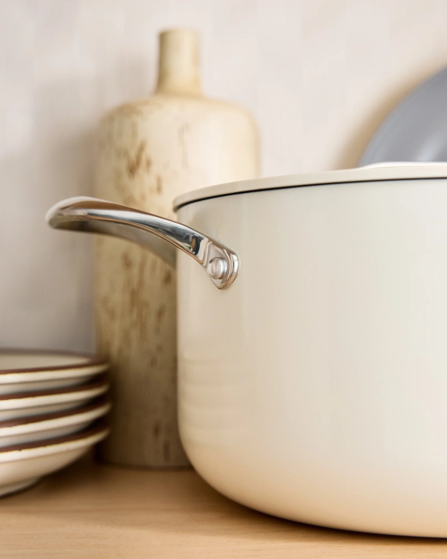 Ceramic Nonstick Soup Pot: 6QT - One Size / Navy