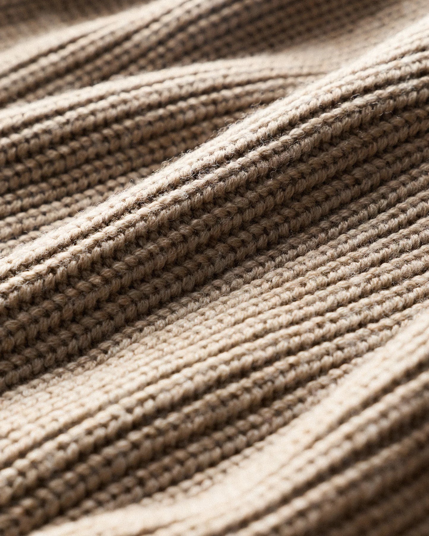 Australian Merino Wool Full Zip Sweater - S / Heather Bone