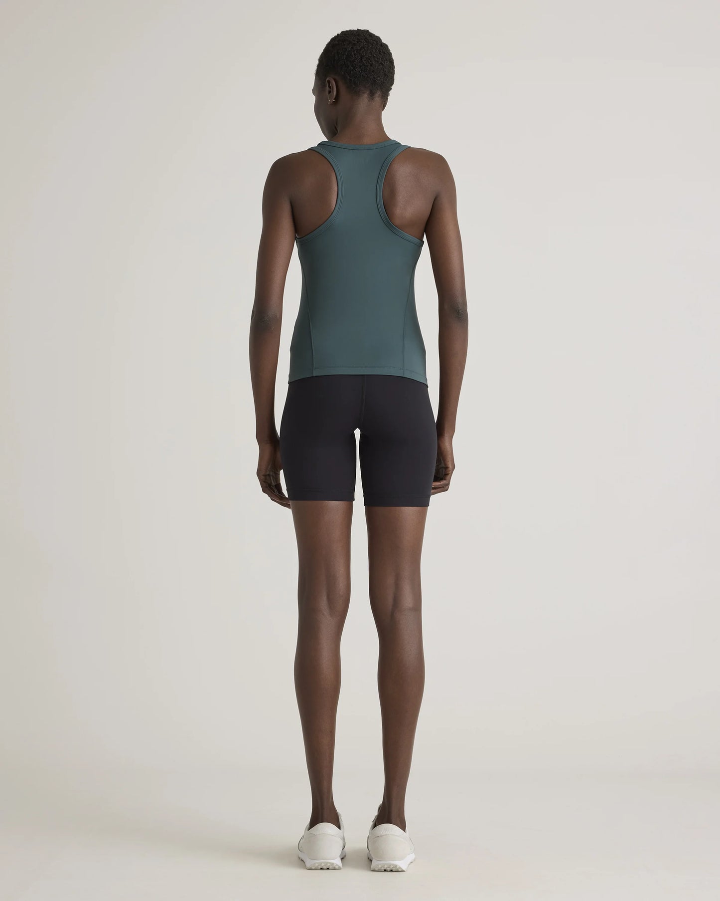 Ultra-Form Waist-Length Racerback Tank - XS / Forest Green