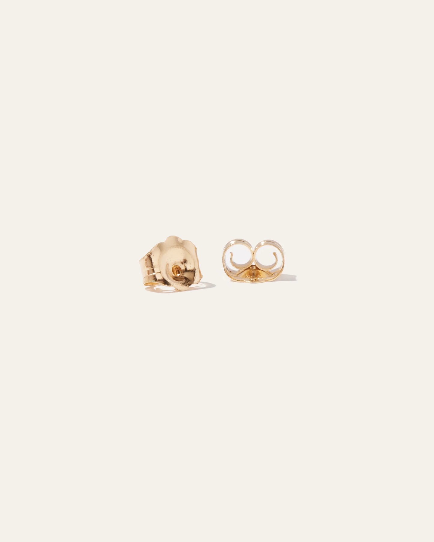 14K Gold Line Studs - One Size / Yellow Gold