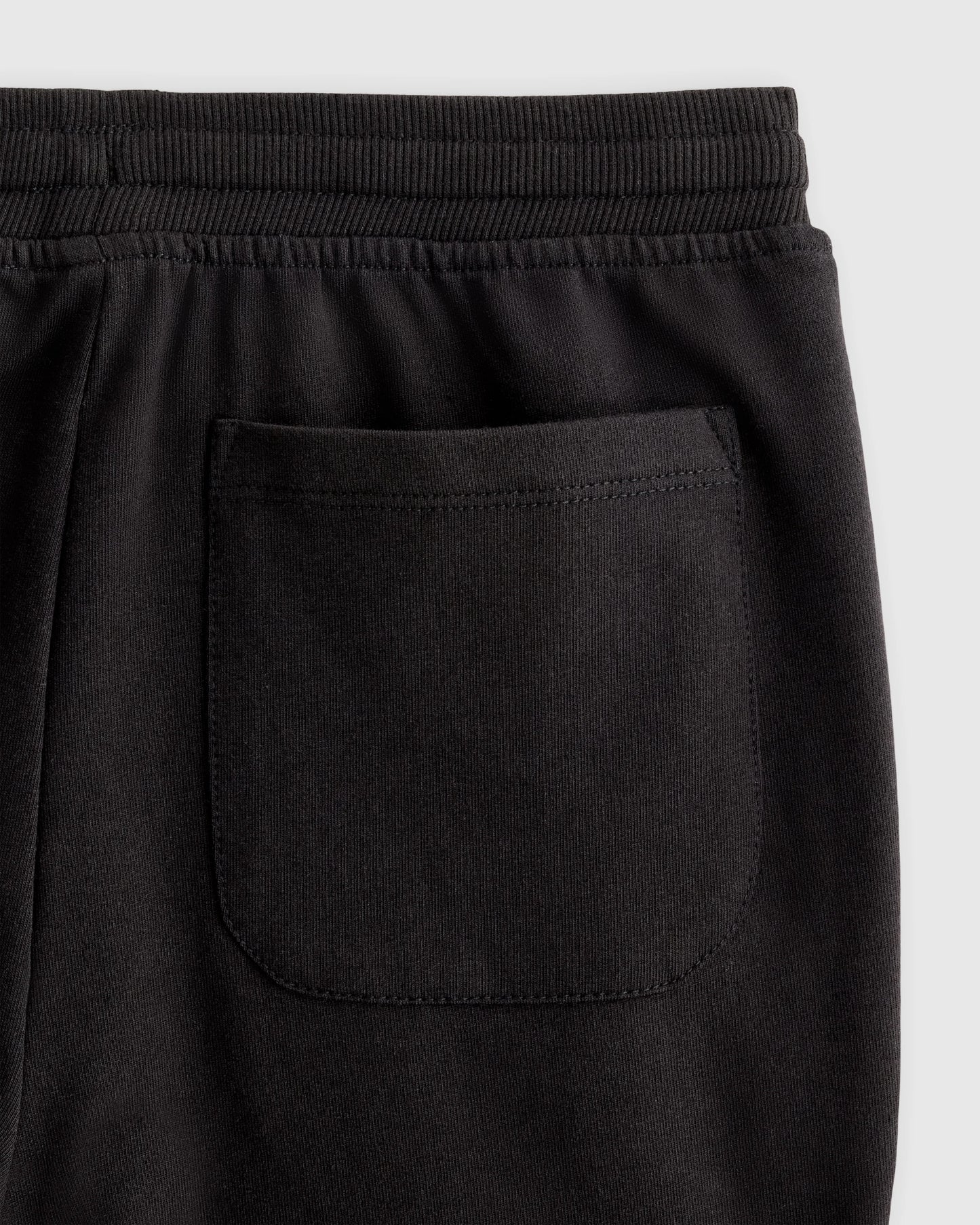 Organic Cotton French Terry Reinforced Knee Slim Jogger - 6 / Navy