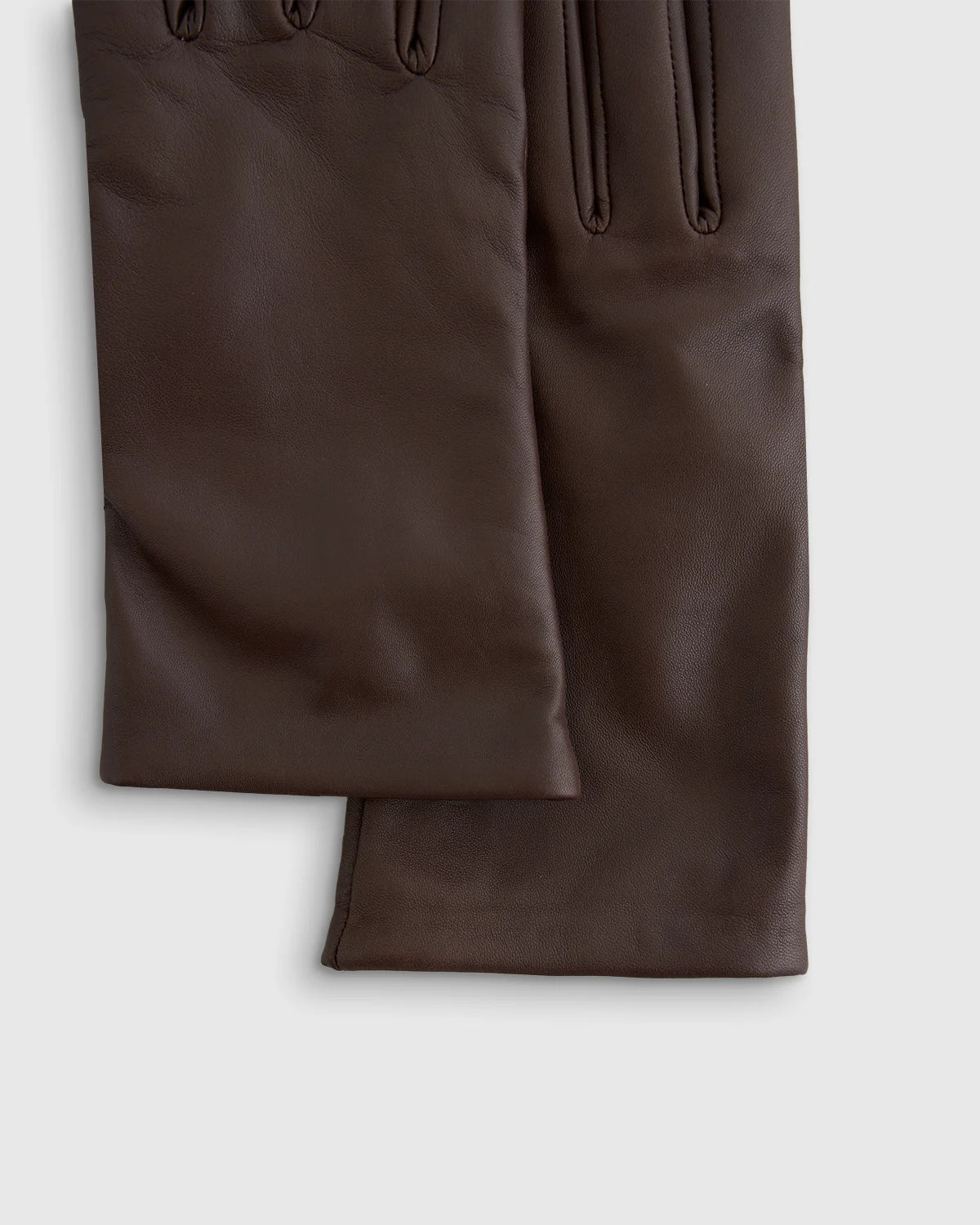 Cashmere Lined Leather Gloves - S / Black