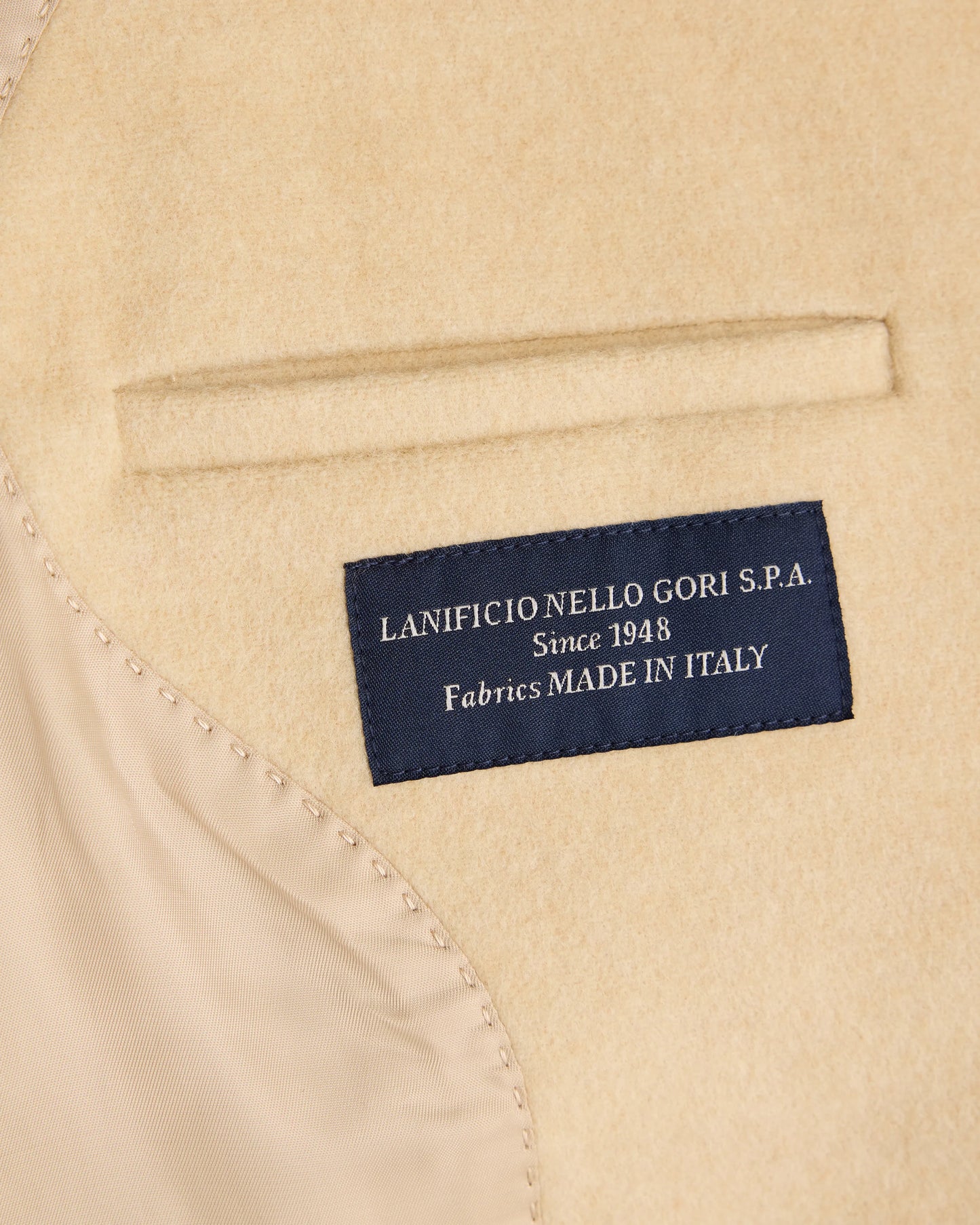 Italian Wool Double-Breasted Coat - XS / Heather Buttercream