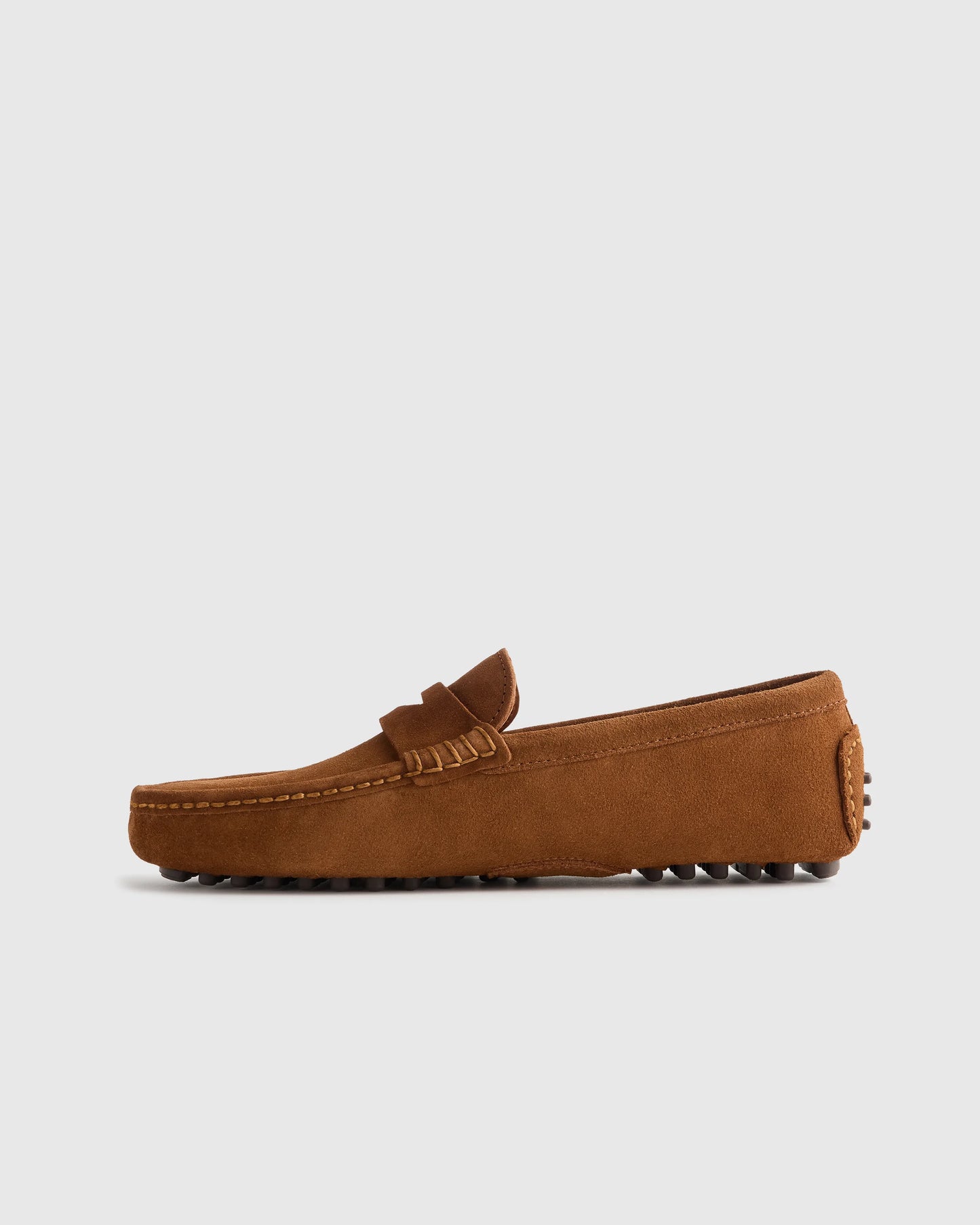 Essential Suede Driving Loafer - 7 / Dune
