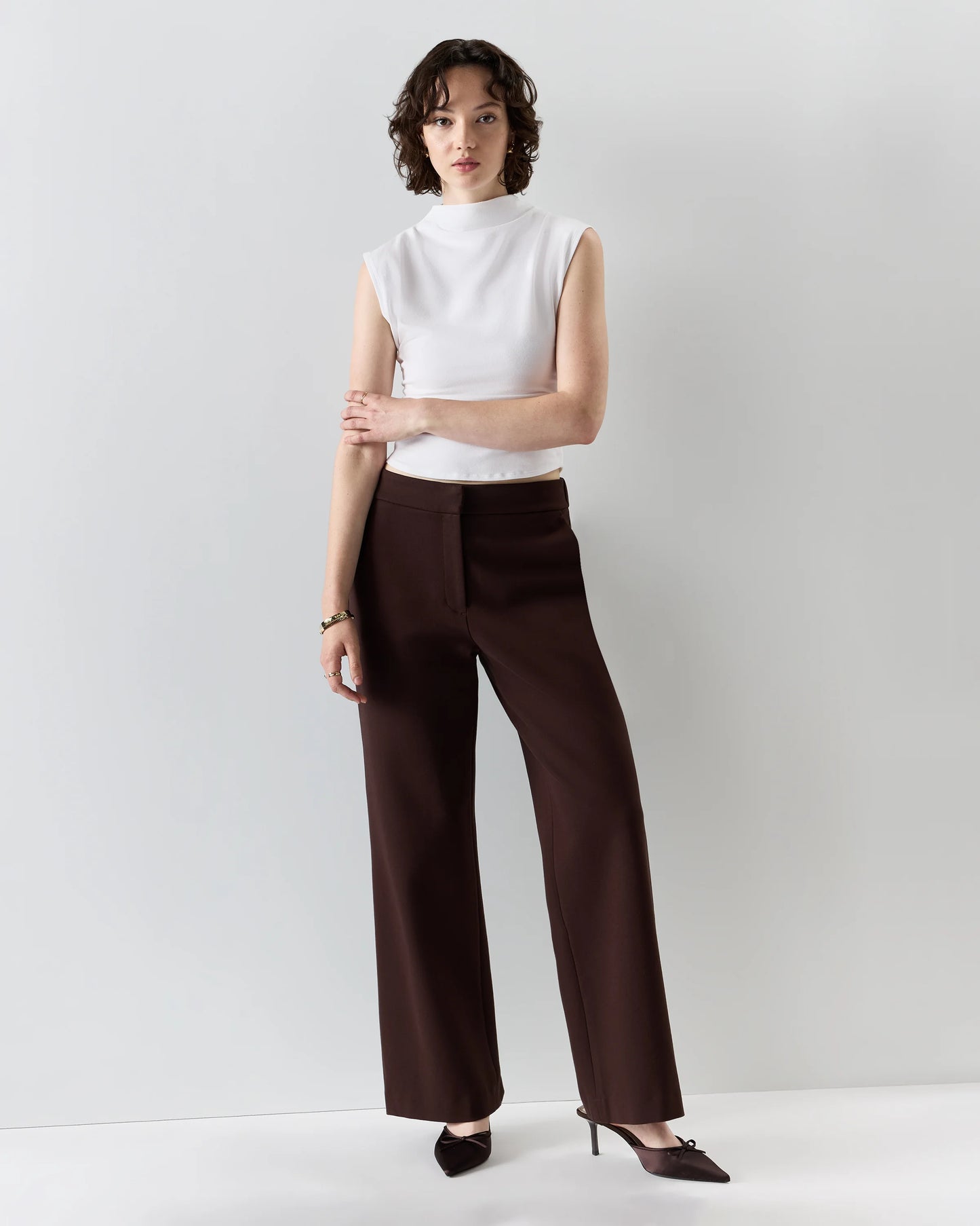 Ultra-Stretch Ponte Trouser - 0 / Navy