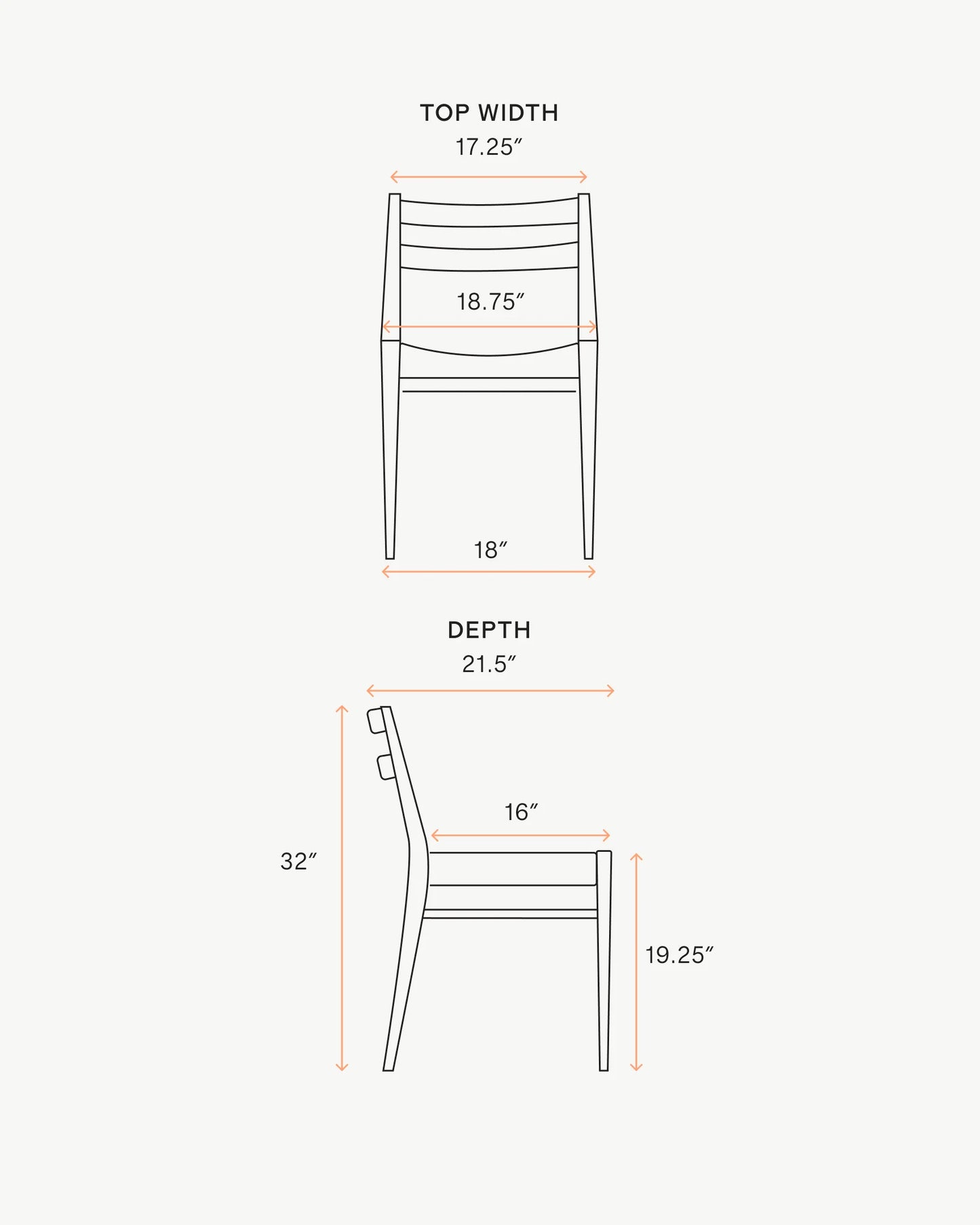 Solid Oak Dining Chair with Paper Cord Seat (Set of 2) - Set of 2 / Light Oak