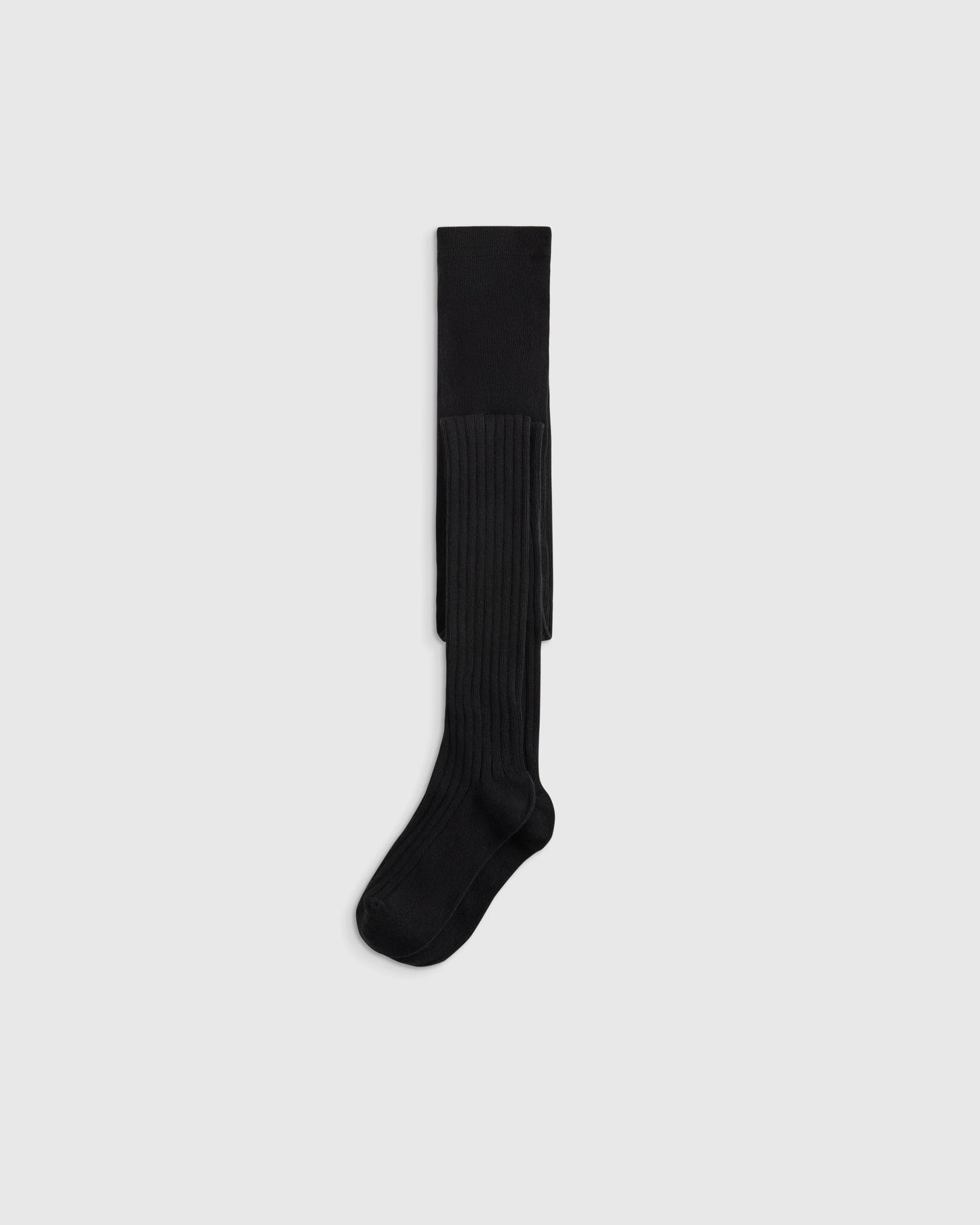 Organic Cotton Rib Tights (2-pack) - 6-7Y / Ivory