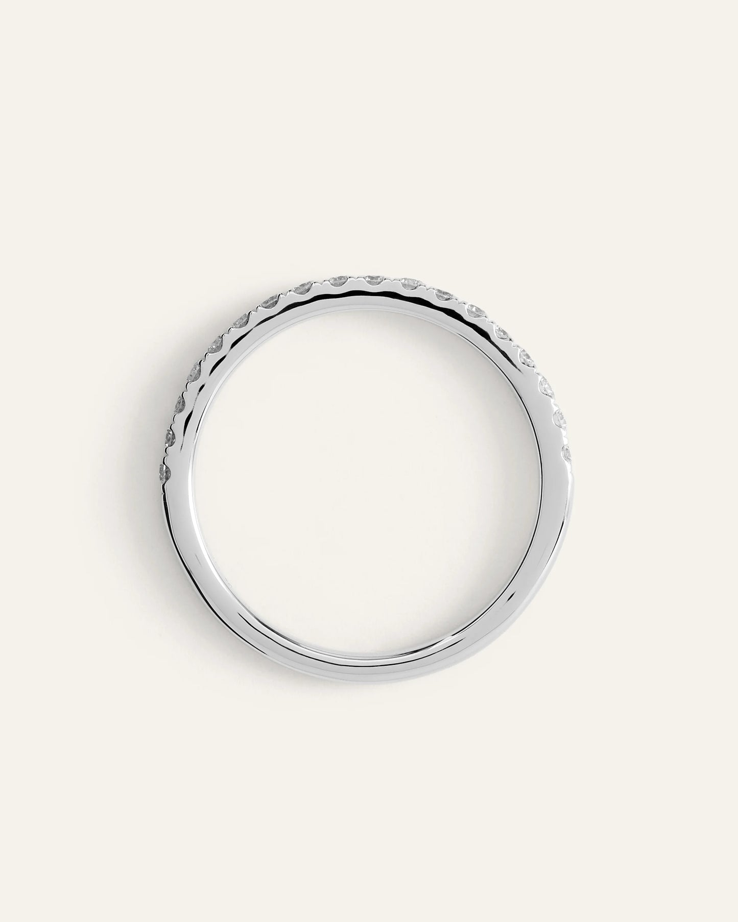Lab Grown Diamond Pave Band - 4 / Yellow Gold